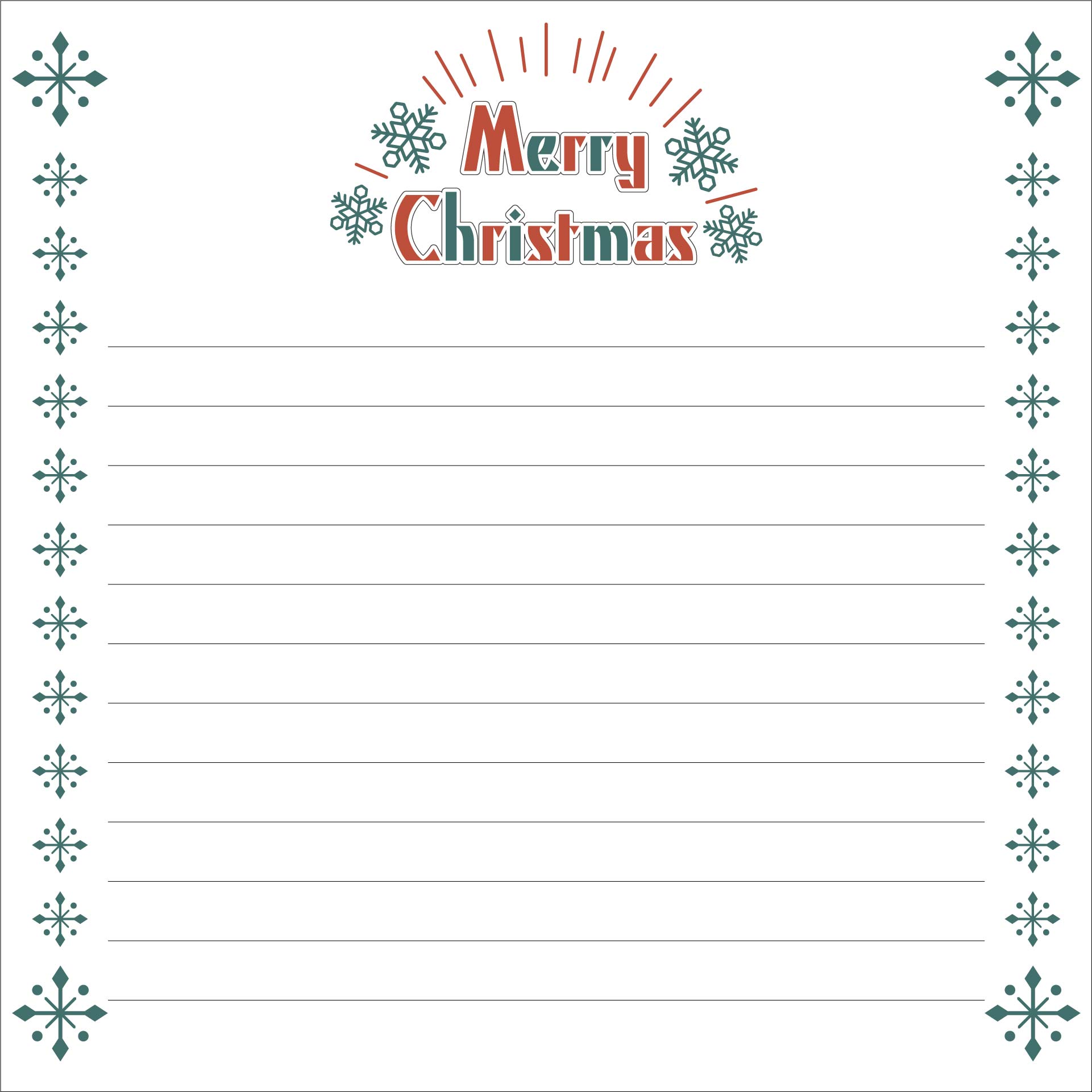 Christmas Letter Templates Microsoft Word Free 86E