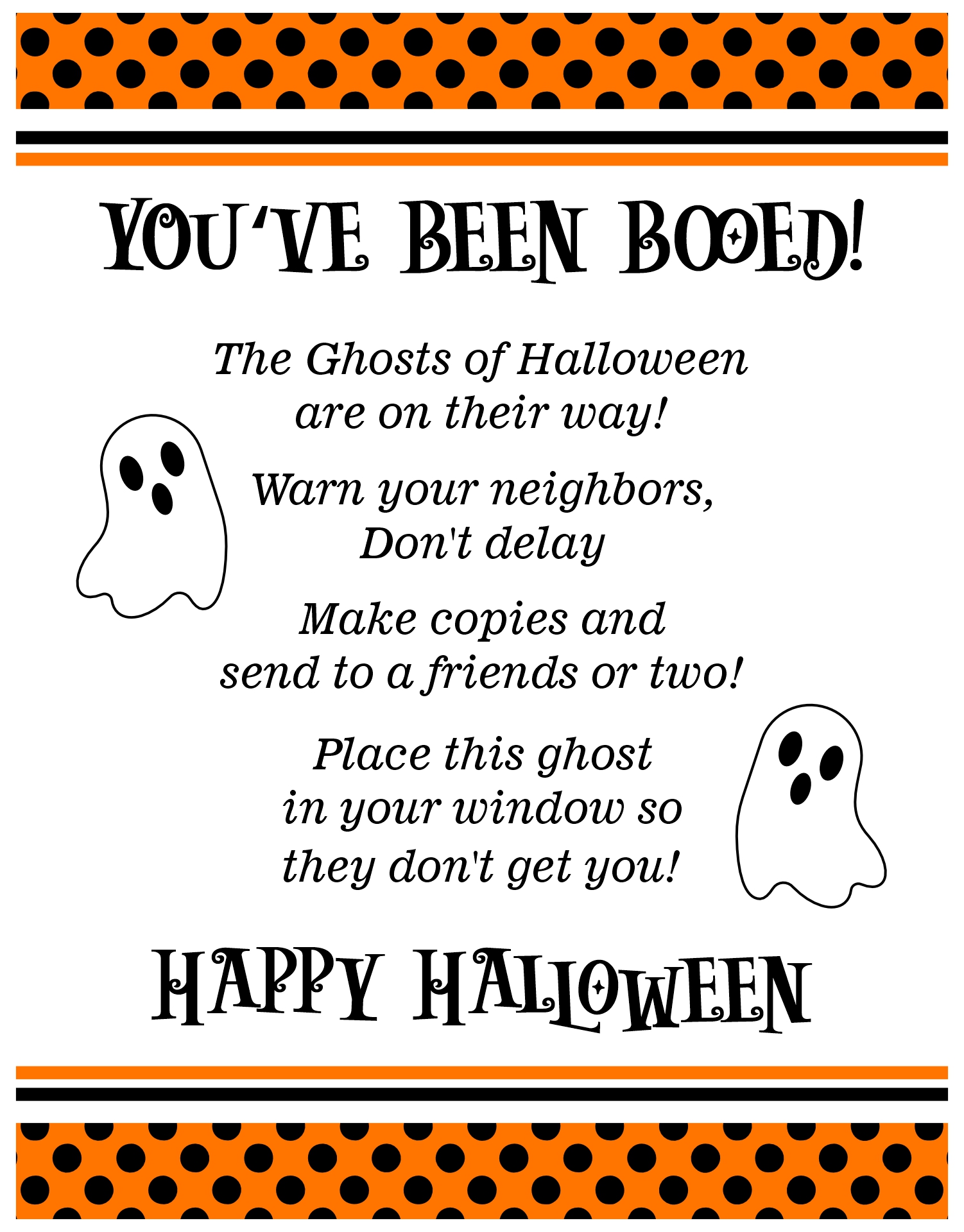 15 Best Halloween Booing Printables Printablee