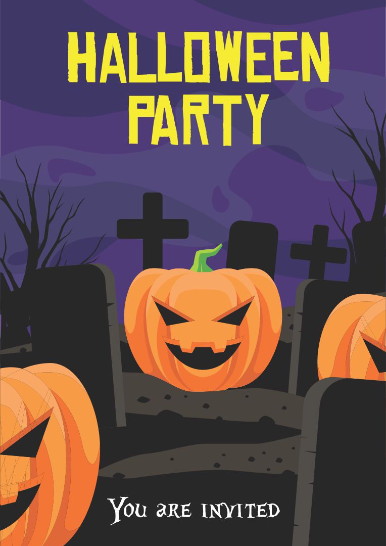 Halloween Invitation Witch - 15 Free PDF Printables | Printablee