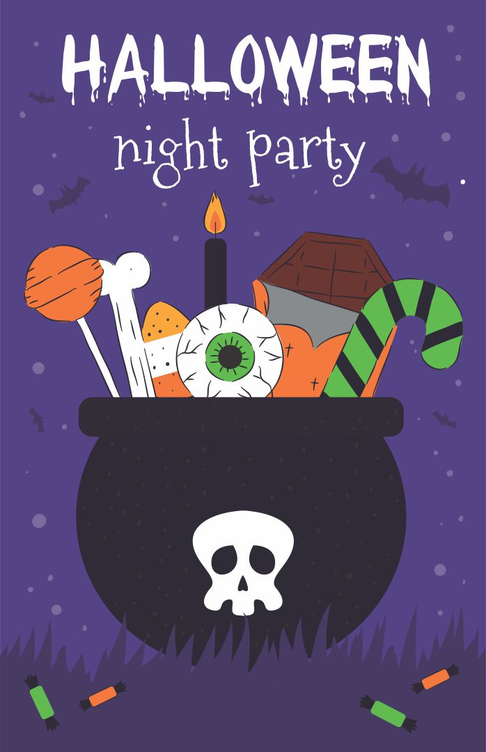  Printable Halloween Invitation Witch