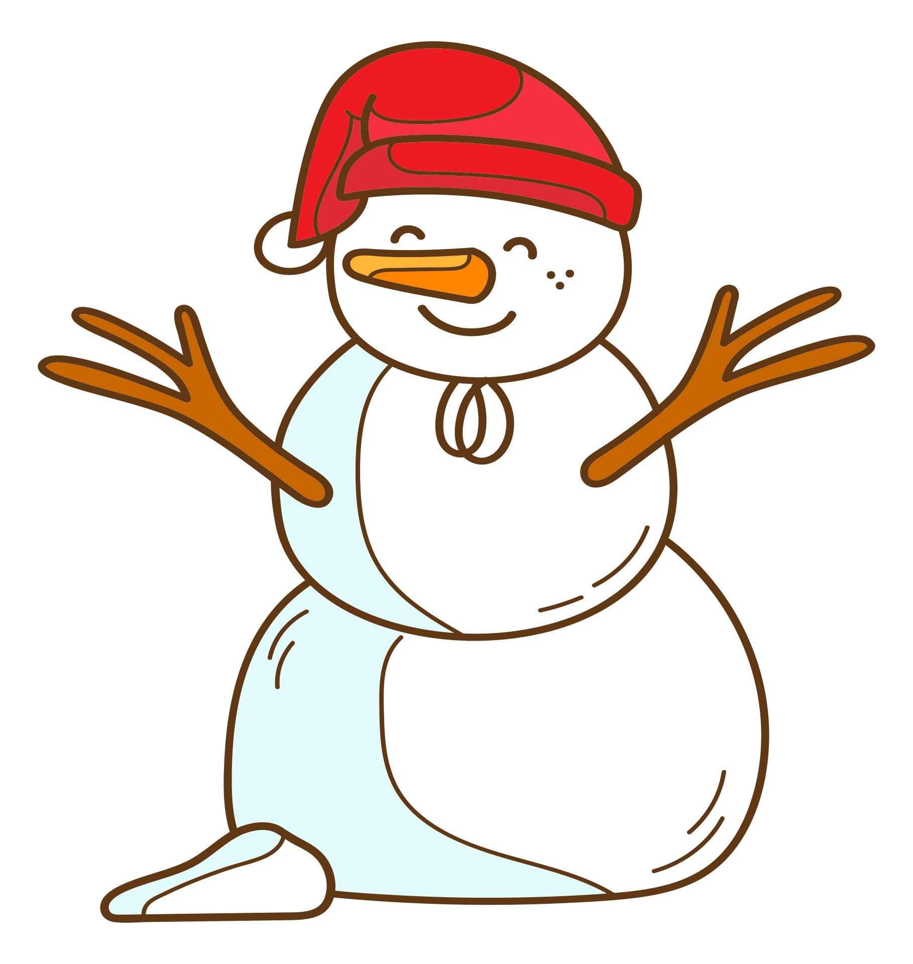 Snowman Clip Art Free