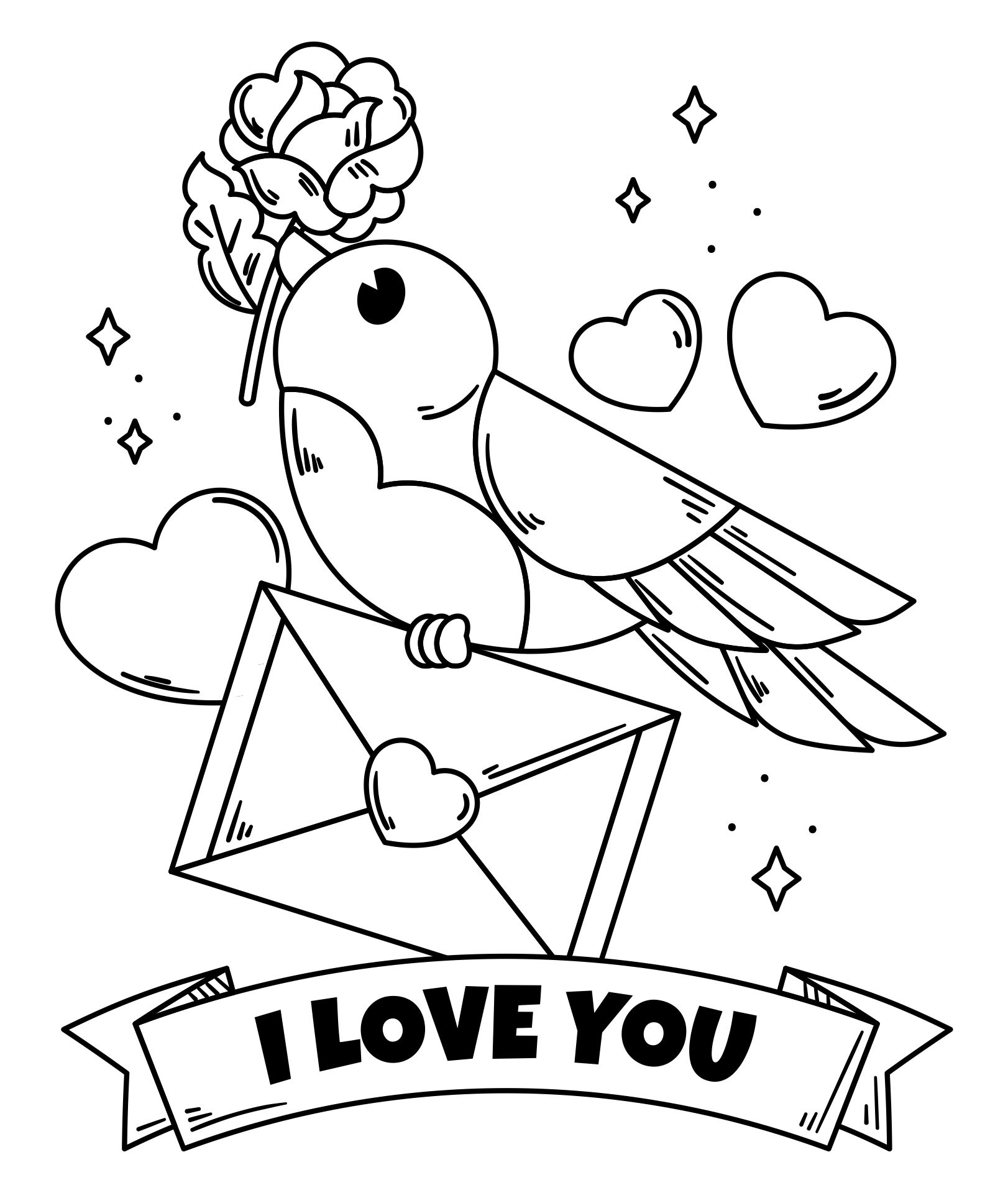 Valentine Day Coloring Pages Printable