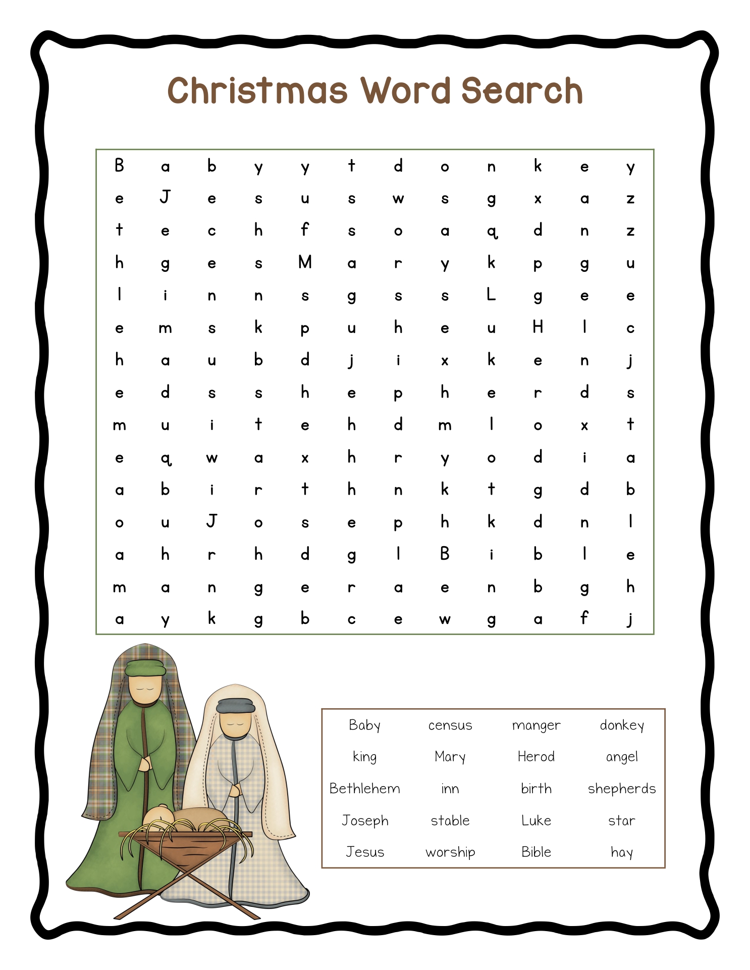 50 Best Ideas For Coloring Printable Christian Christmas Games