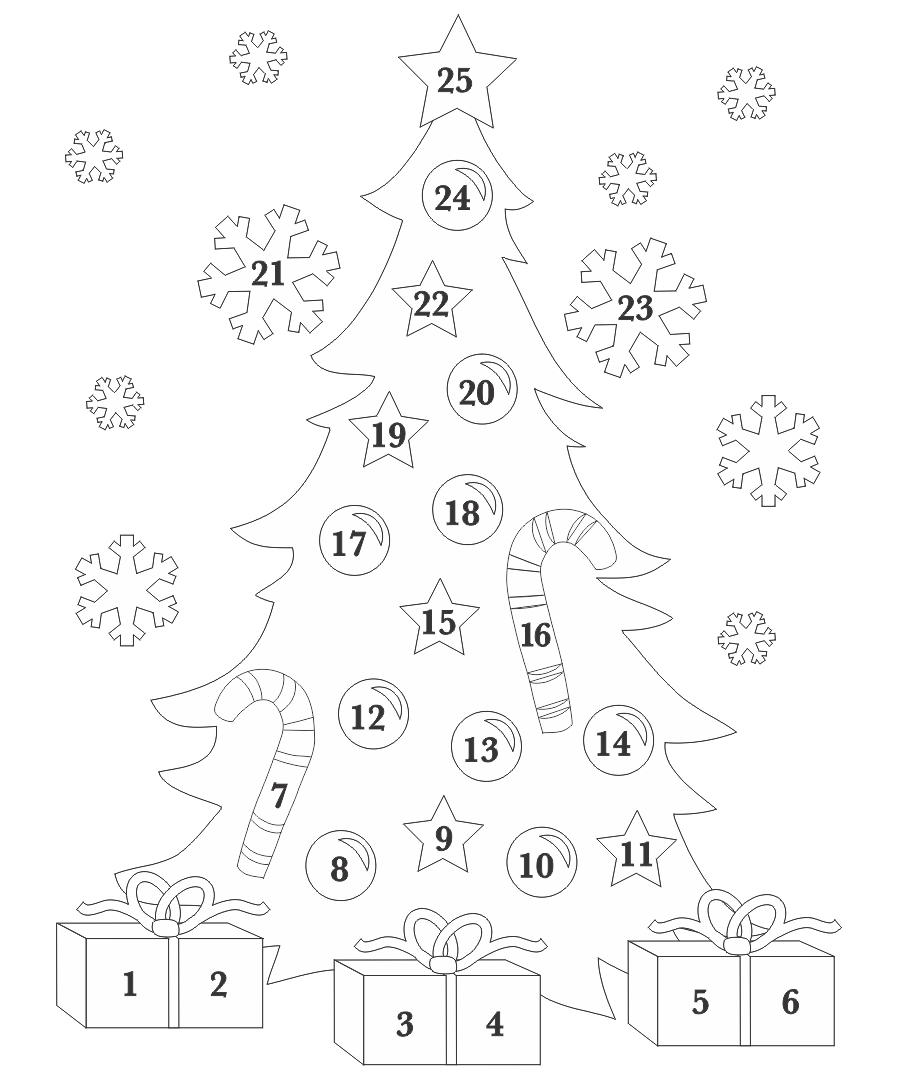 Christmas Countdown Tree 14 Free PDF Printables Printablee christmas-countdown-tree-14-free-pdf-printables-printablee