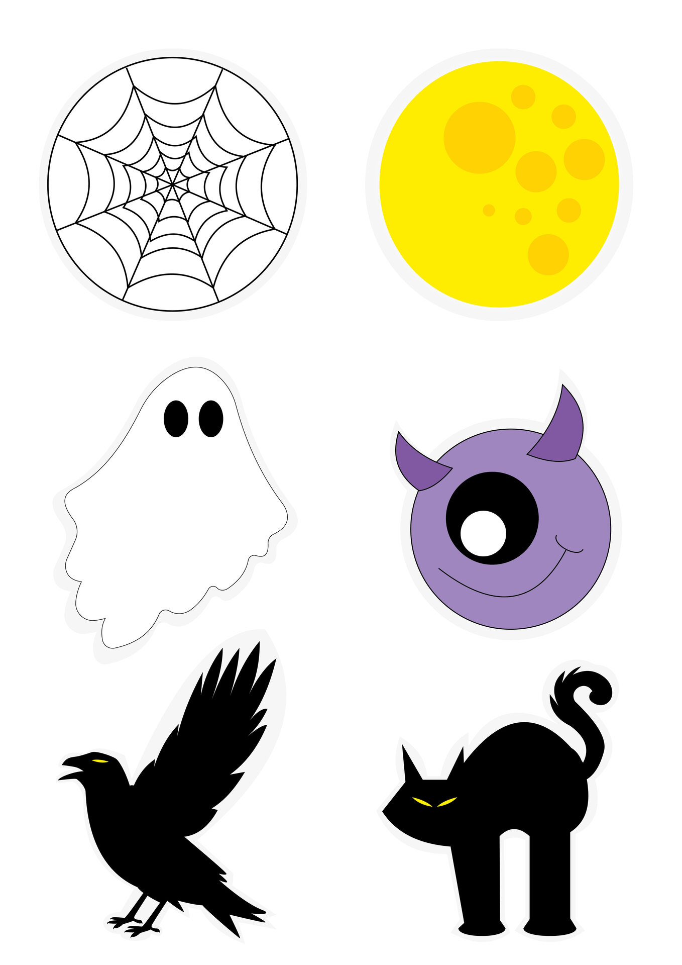 Free Printable Halloween Stickers Printable Word Searches