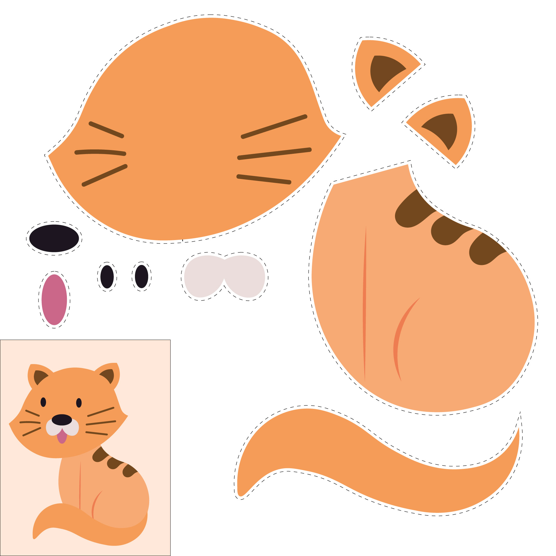 Sewing Patterns Cat 14 Free PDF Printables Printablee
