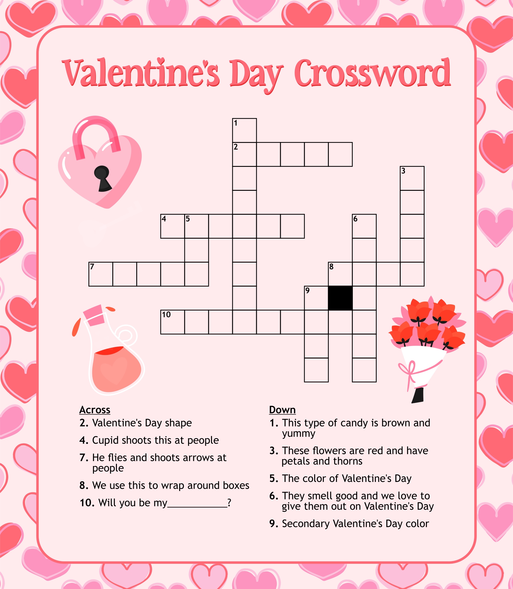 7 Best Valentine's Day Printable Puzzles