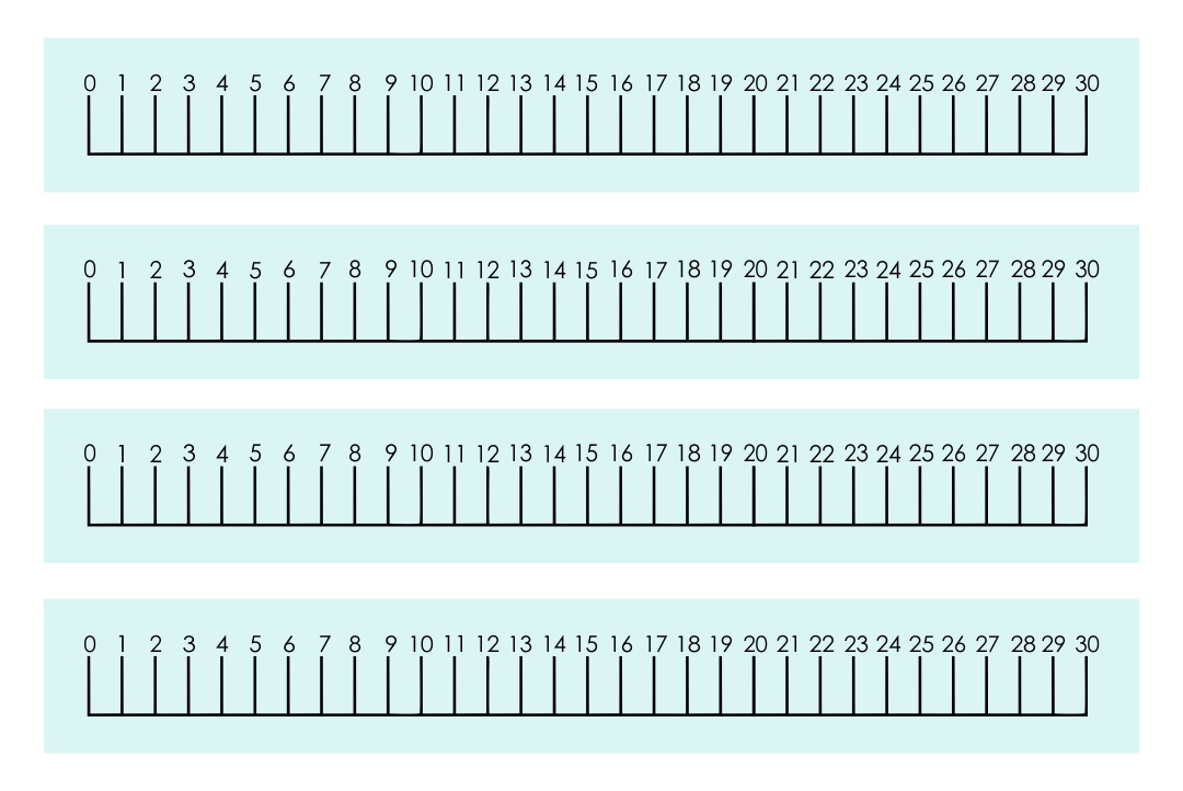 9 best free printable number line 1 30 printableecom