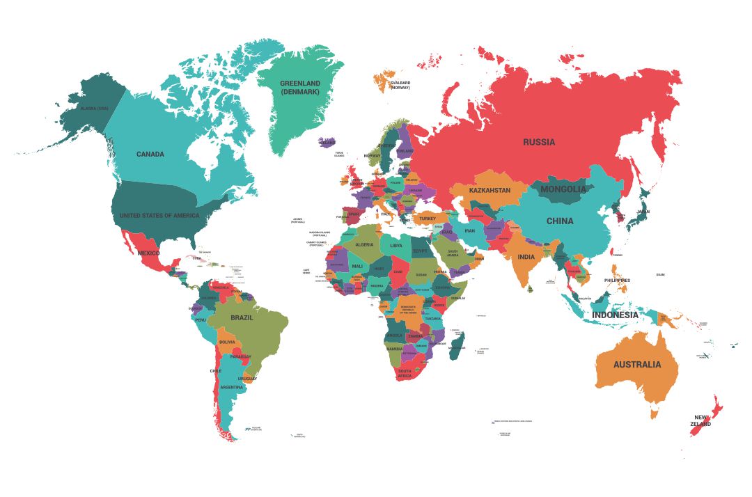 Large Blank World Maps - 10 Free PDF Printables | Printablee