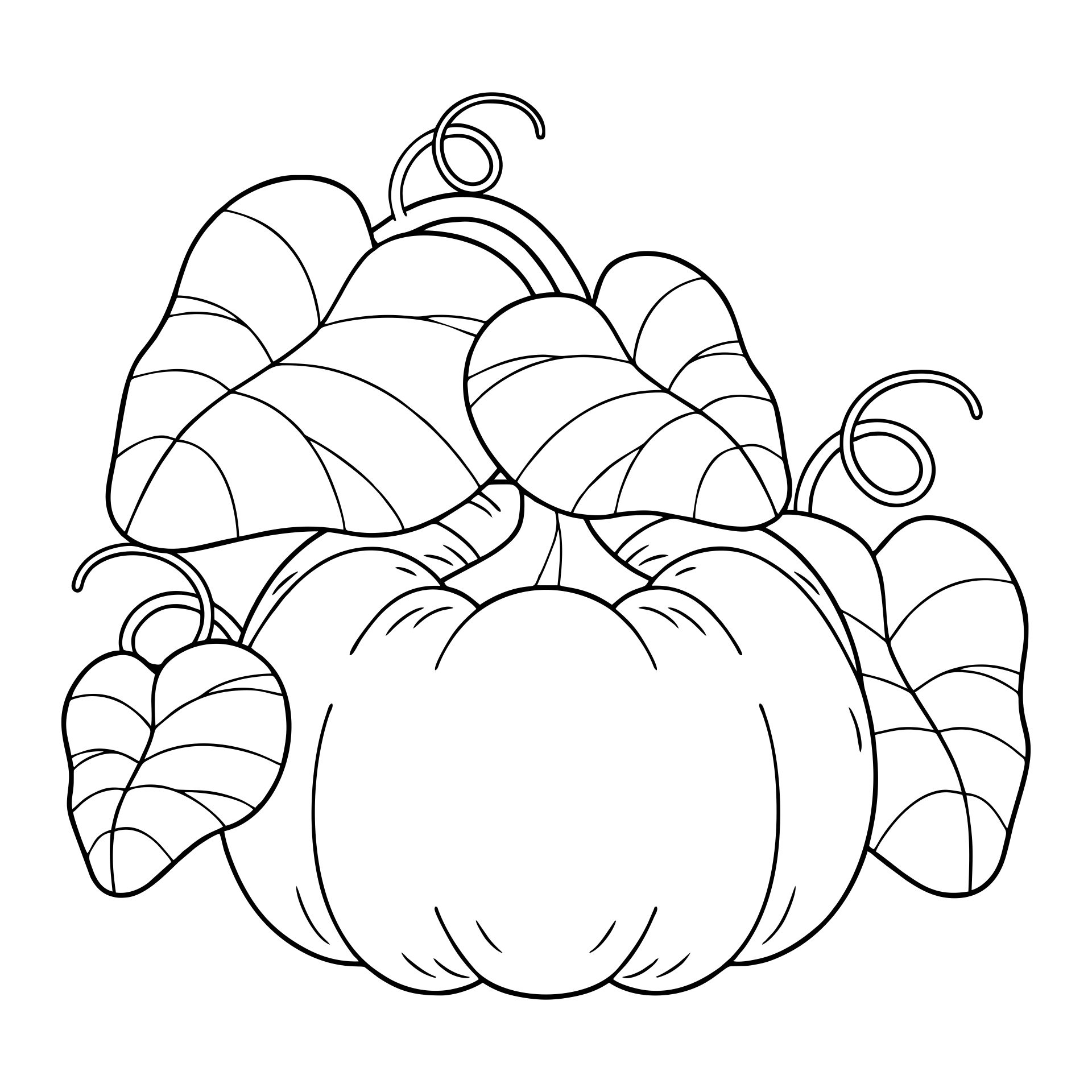 Fall Pumpkin Coloring Pages Printable