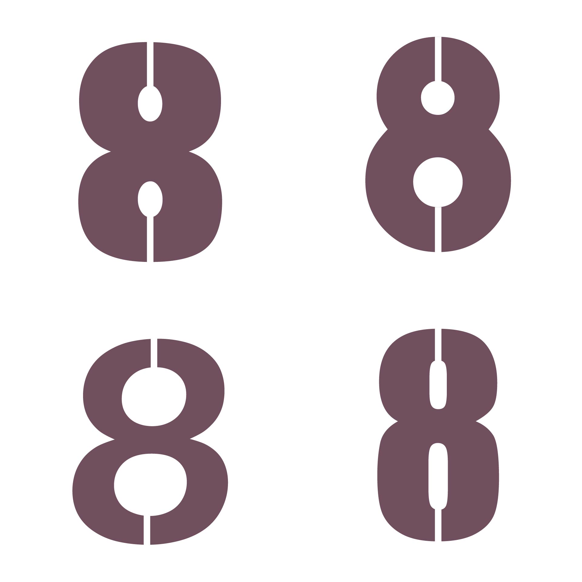 8 Best Images Of Printable Number Stencils Printable Stencil Numbers