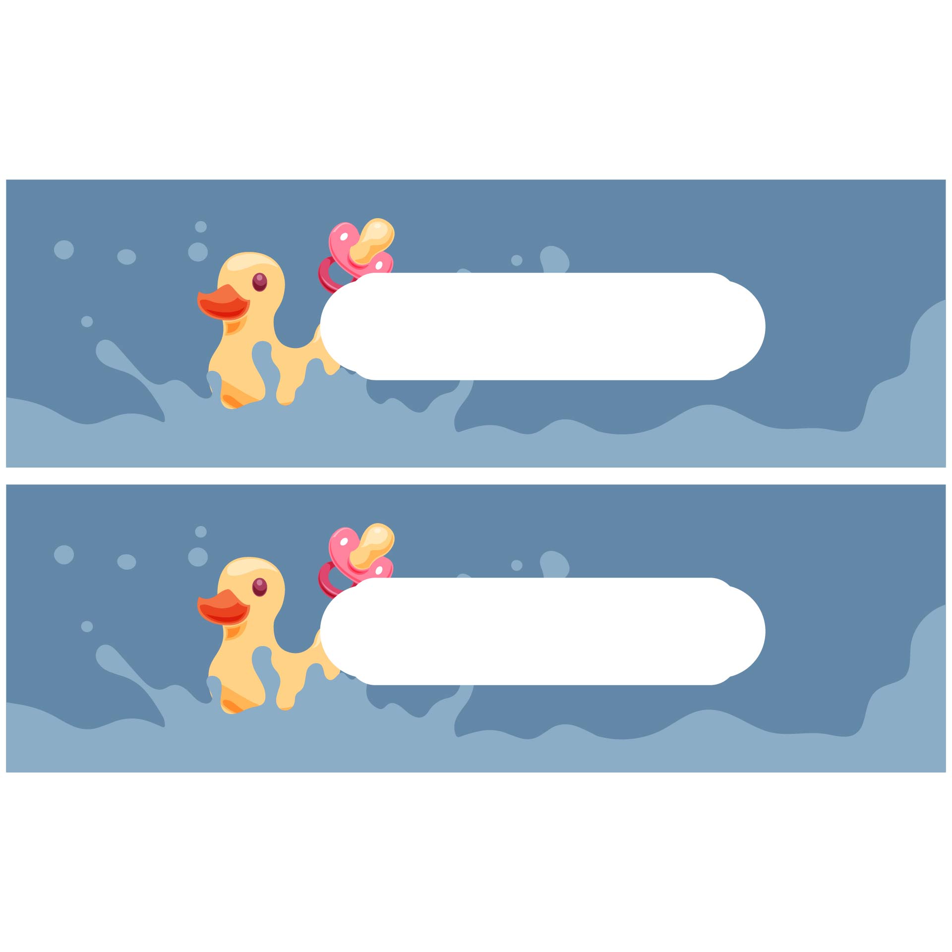 Baby Water Bottle Label Template