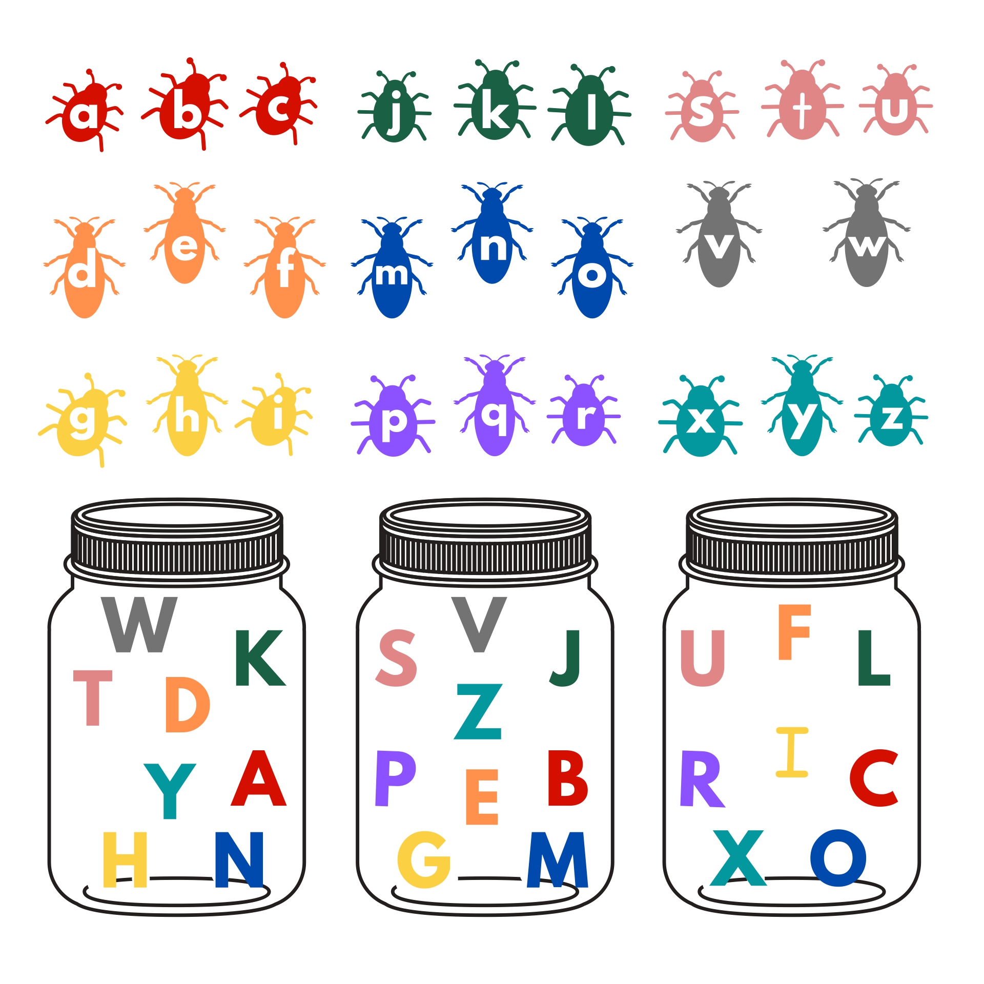Bug Pre-K Alphabet Activities