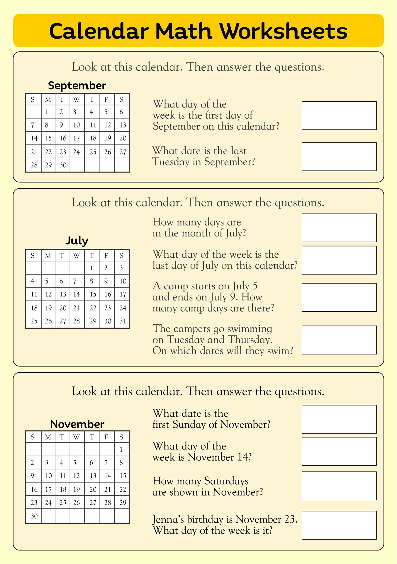 Calendar Worksheets 10 Free PDF Printables Printablee Calendar Worksheets 10 Free PDF Printables Printablee