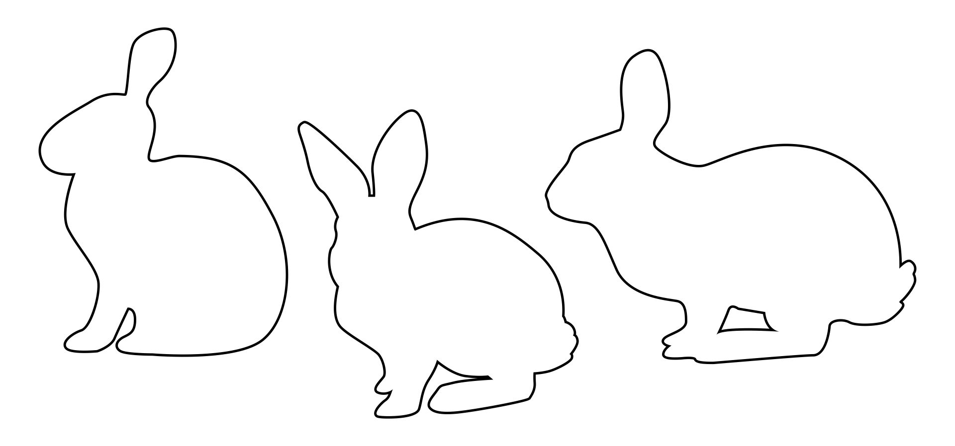 Easter Bunny Pattern Printable