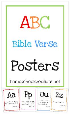 Printable ABC Bible Verse Posters