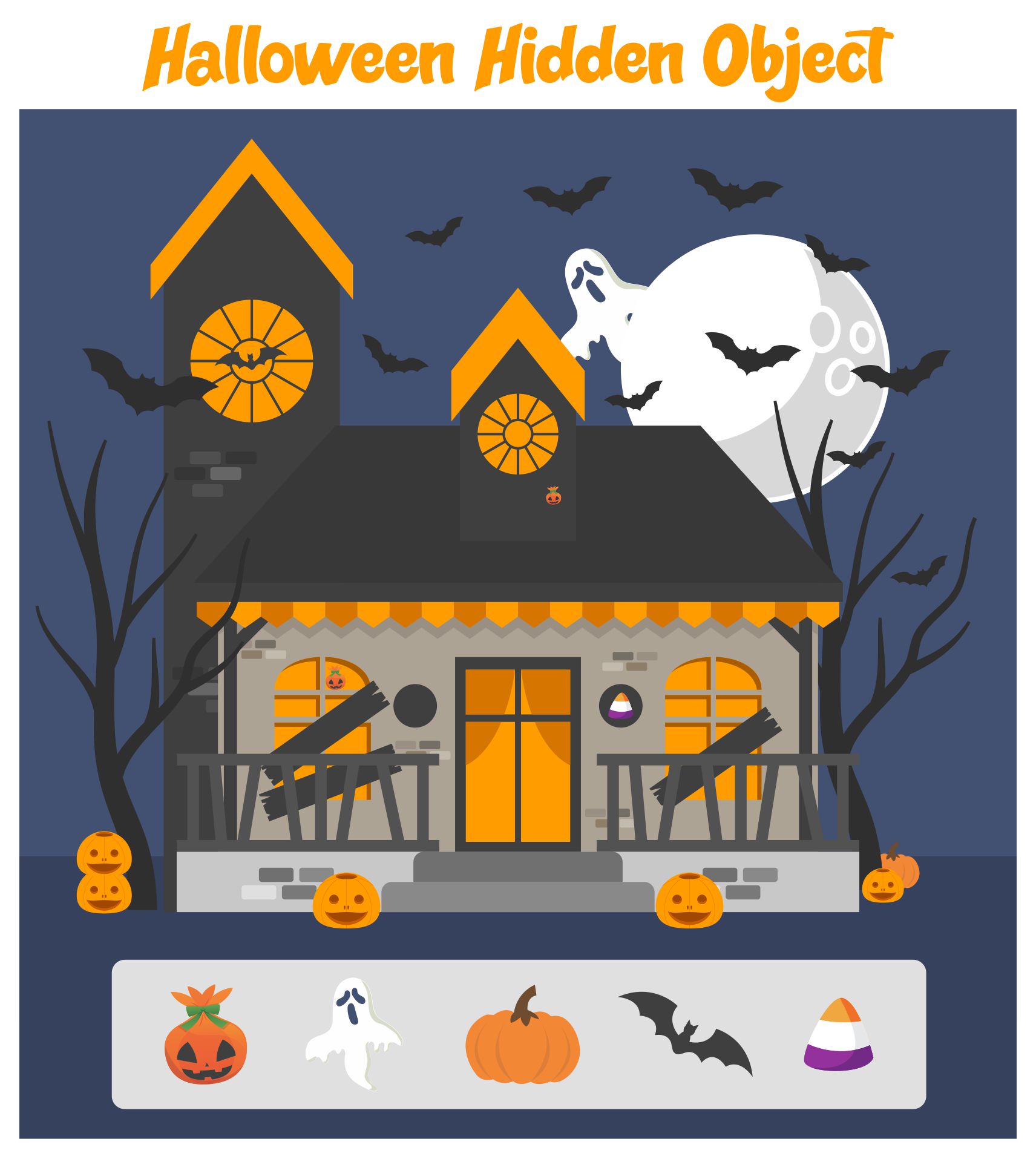  Printable Halloween Hidden Picture Activities