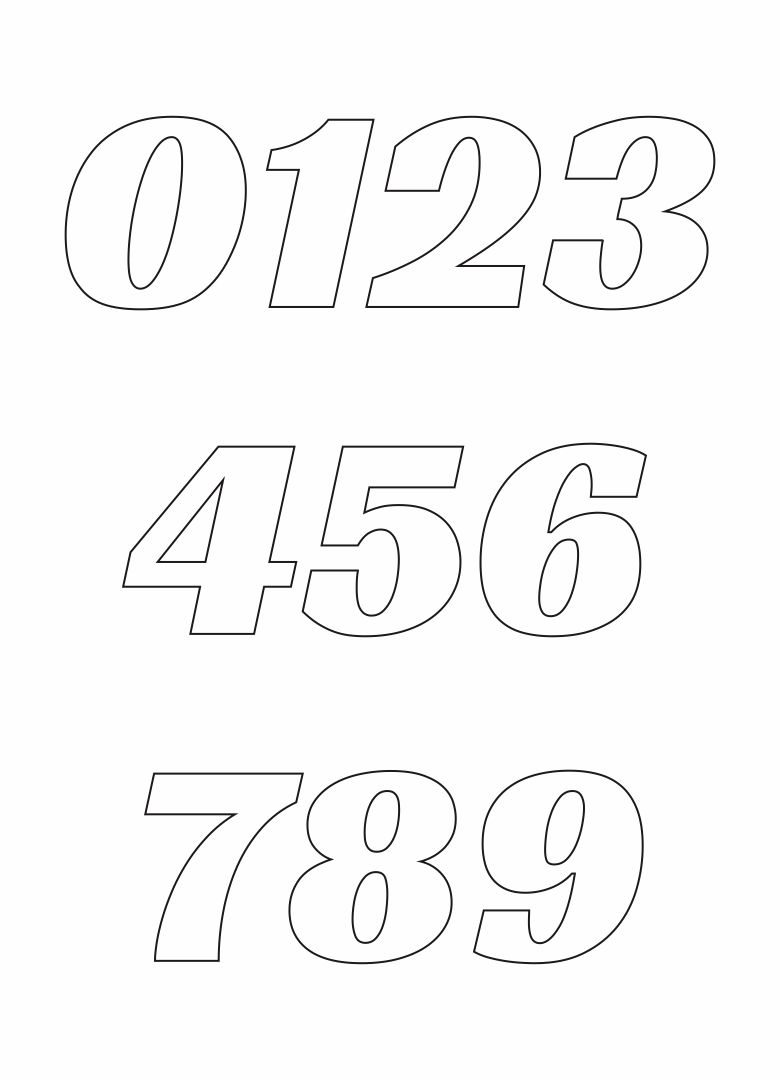 Block Numbers 1 10 - 10 Free PDF Printables | Printablee
