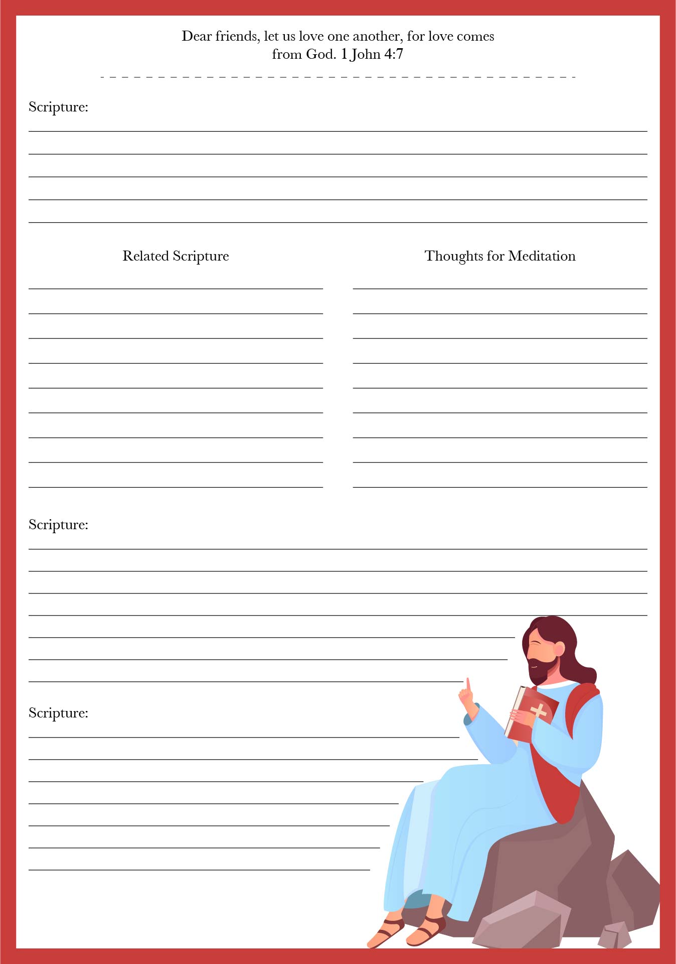 10 Best Printable Bible Study Notes PDF For Free At Printablee