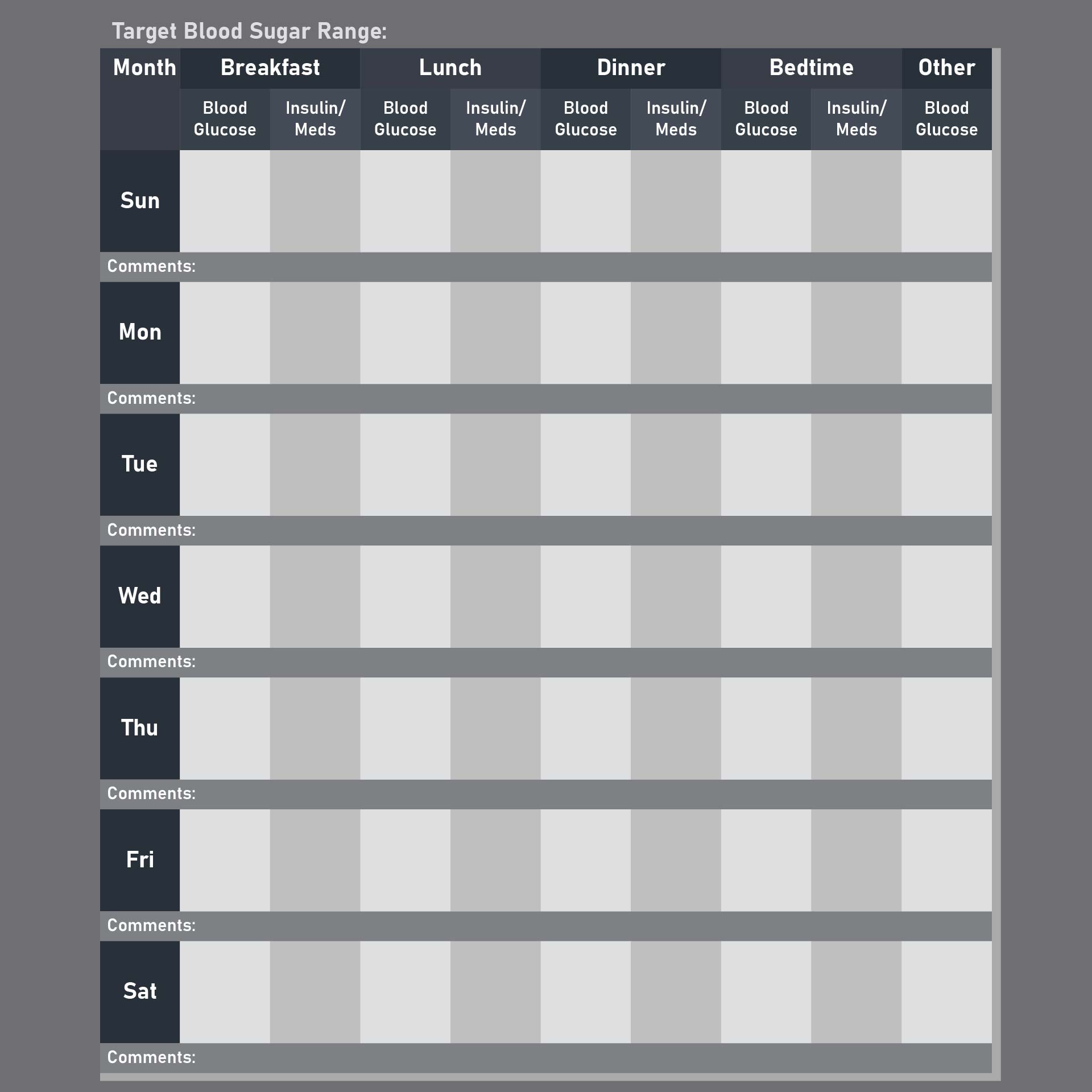 10 Best Printable Diabetic Blood Sugar Chart Pdf For Free At Printablee