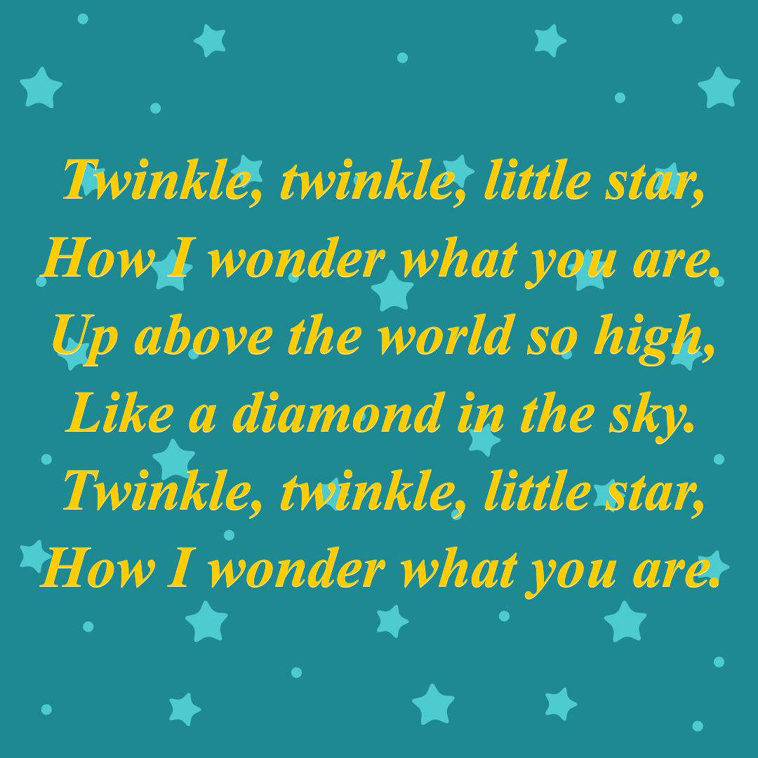 รายการ 94+ ภาพพื้นหลัง Twinkle Little Star Twinkle, Twinkle Little Star ...