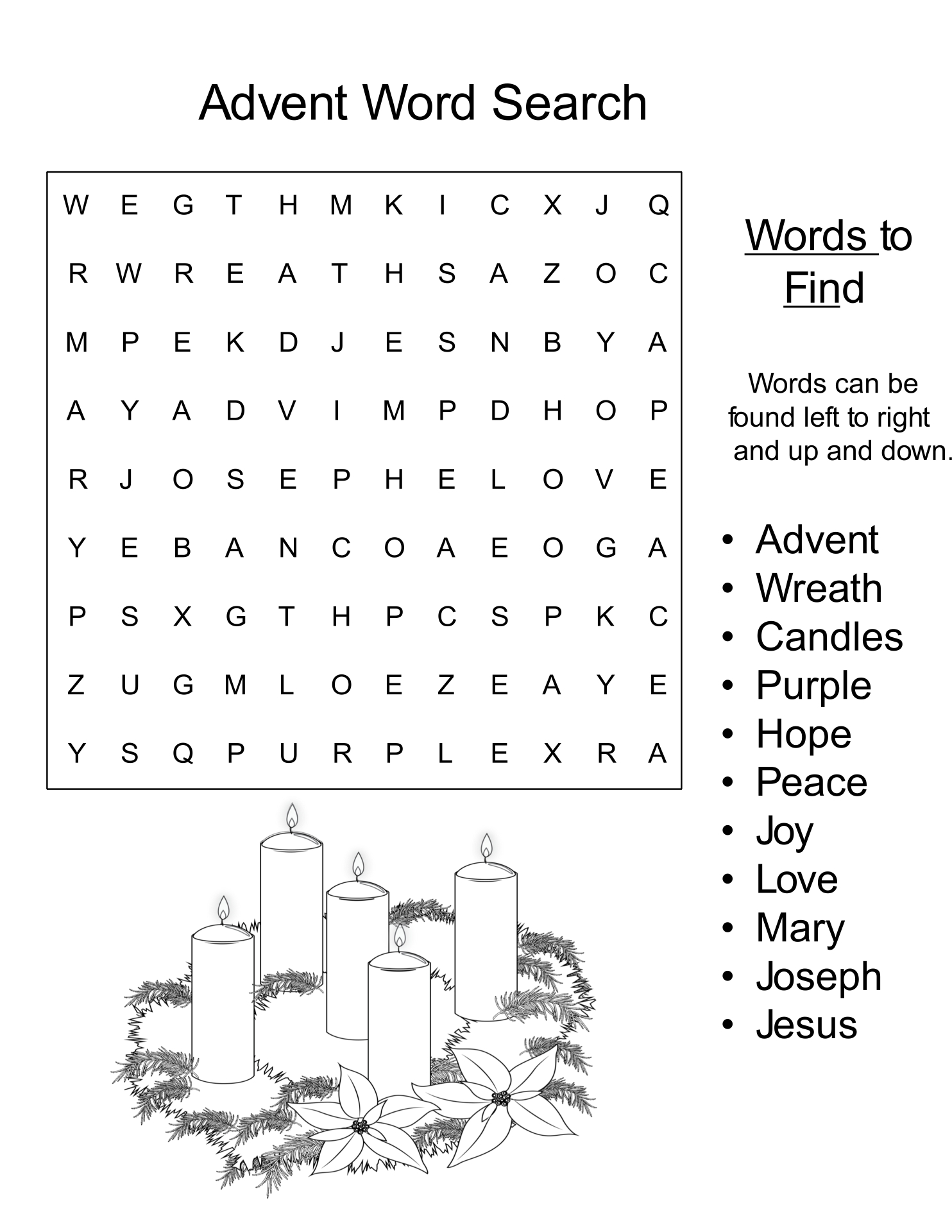 10 Best Advent Printable Worksheets Printablee