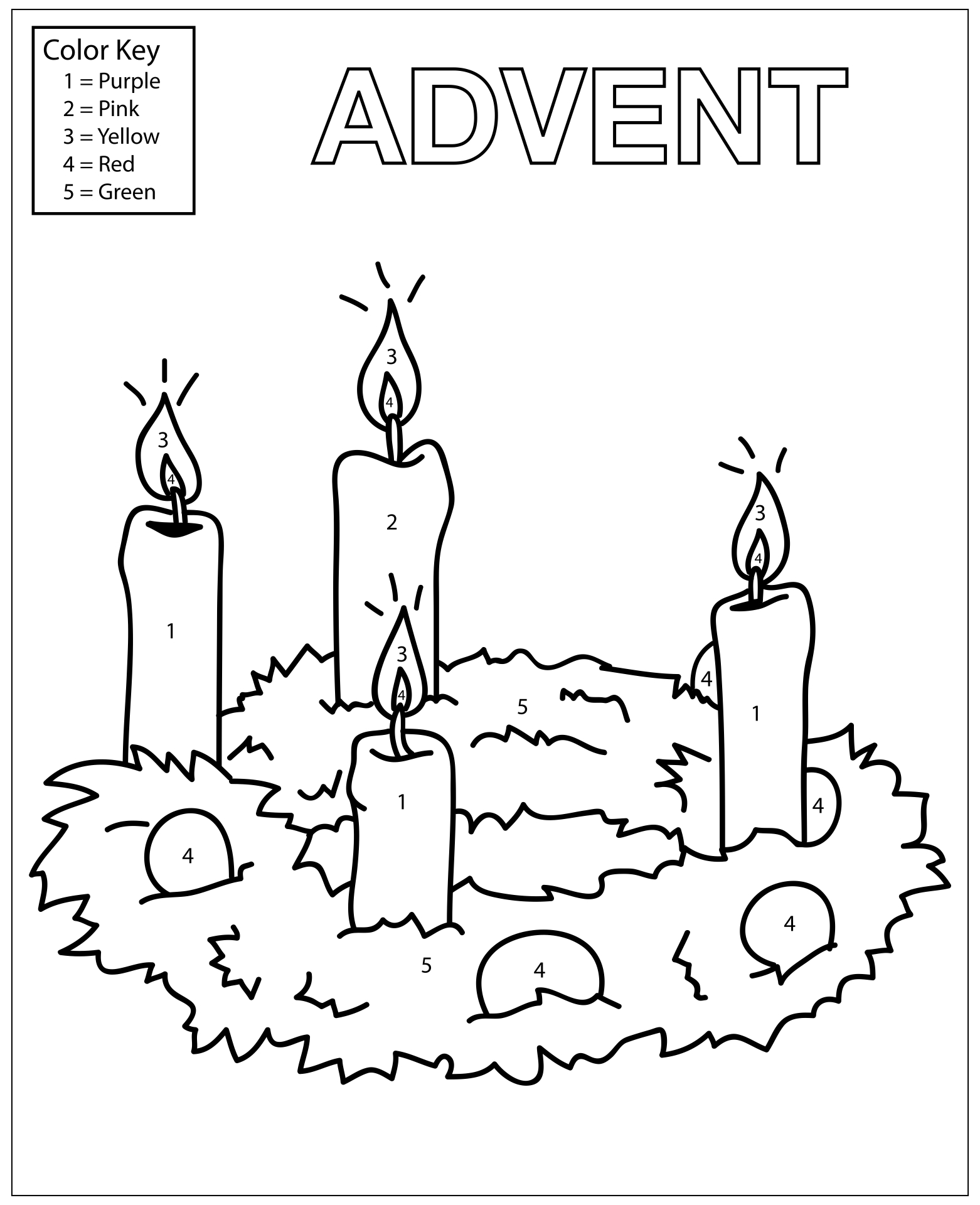 10 Best Advent Printable Worksheets Printablee
