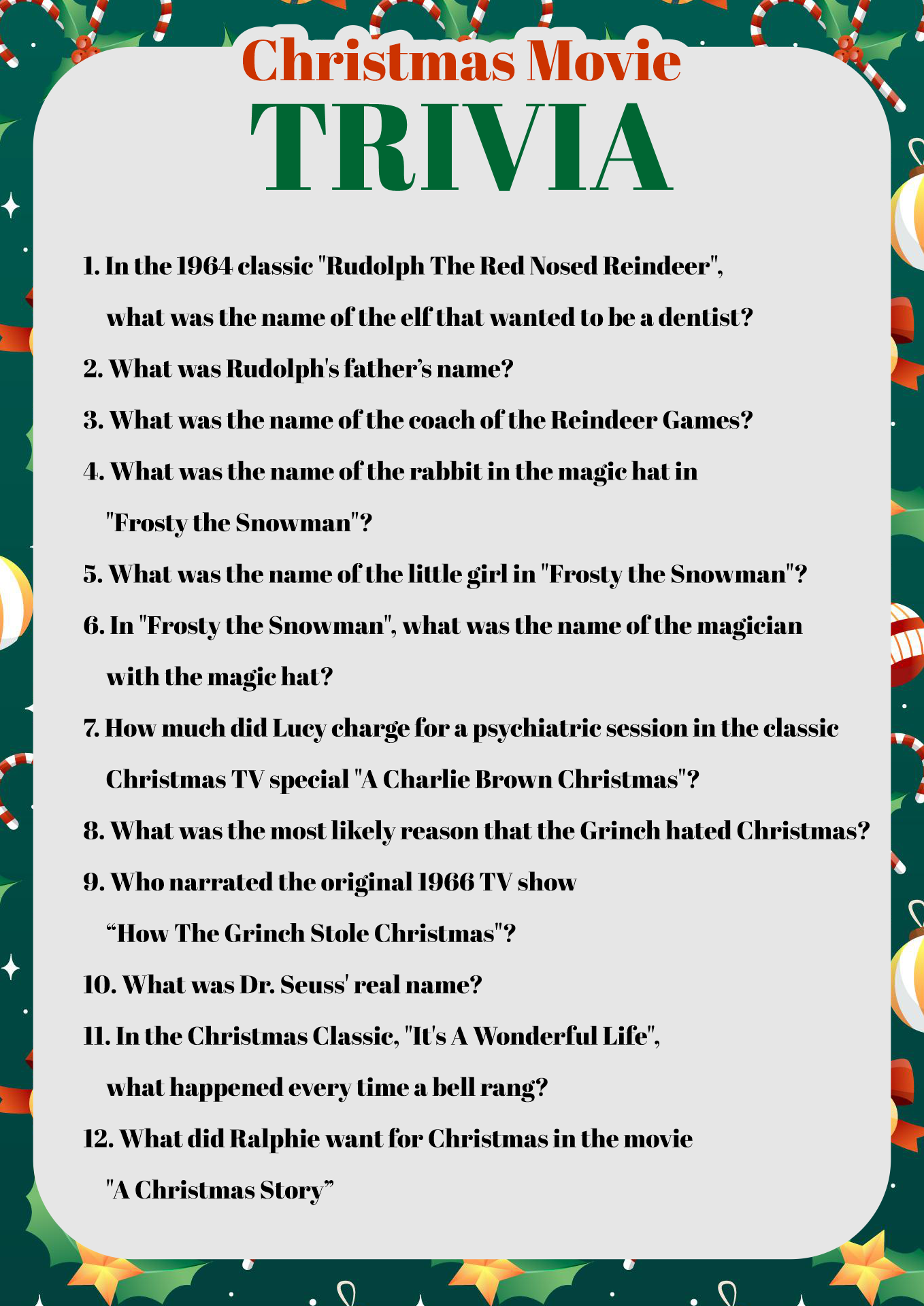 Christmas Trivia Questions And Answers Easy 2023 Latest Perfect Awesome