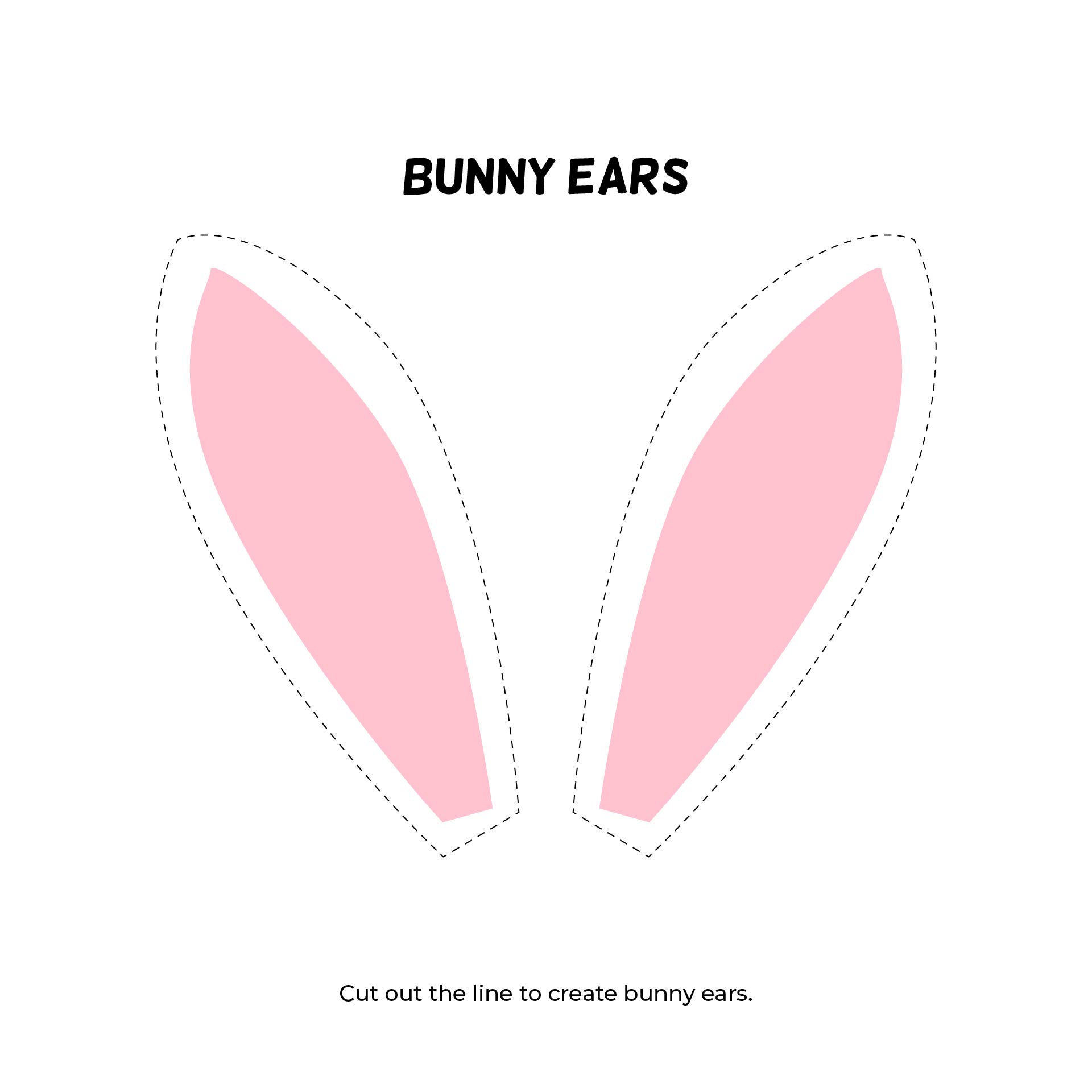 Printable Easter Bunny Ears