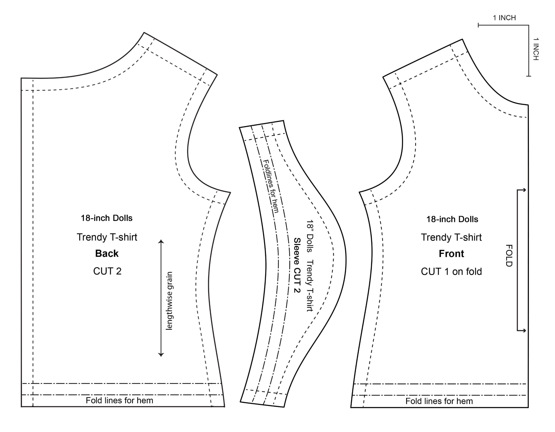 Doll Clothes Crochet Pattern - 10 Free PDF Printables | Printablee