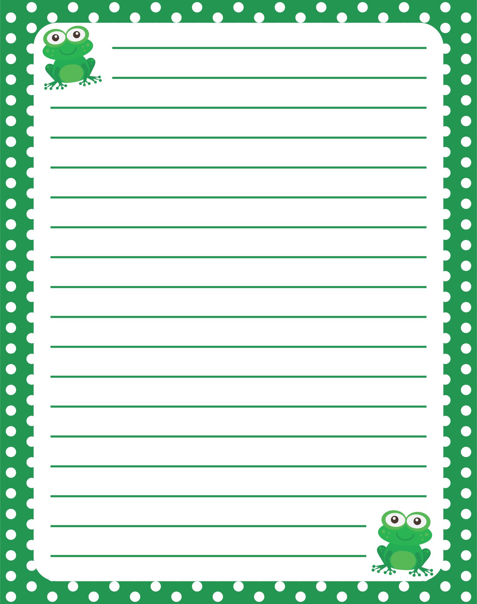 11 Best Free Printable Lined Letter Paper - printablee.com