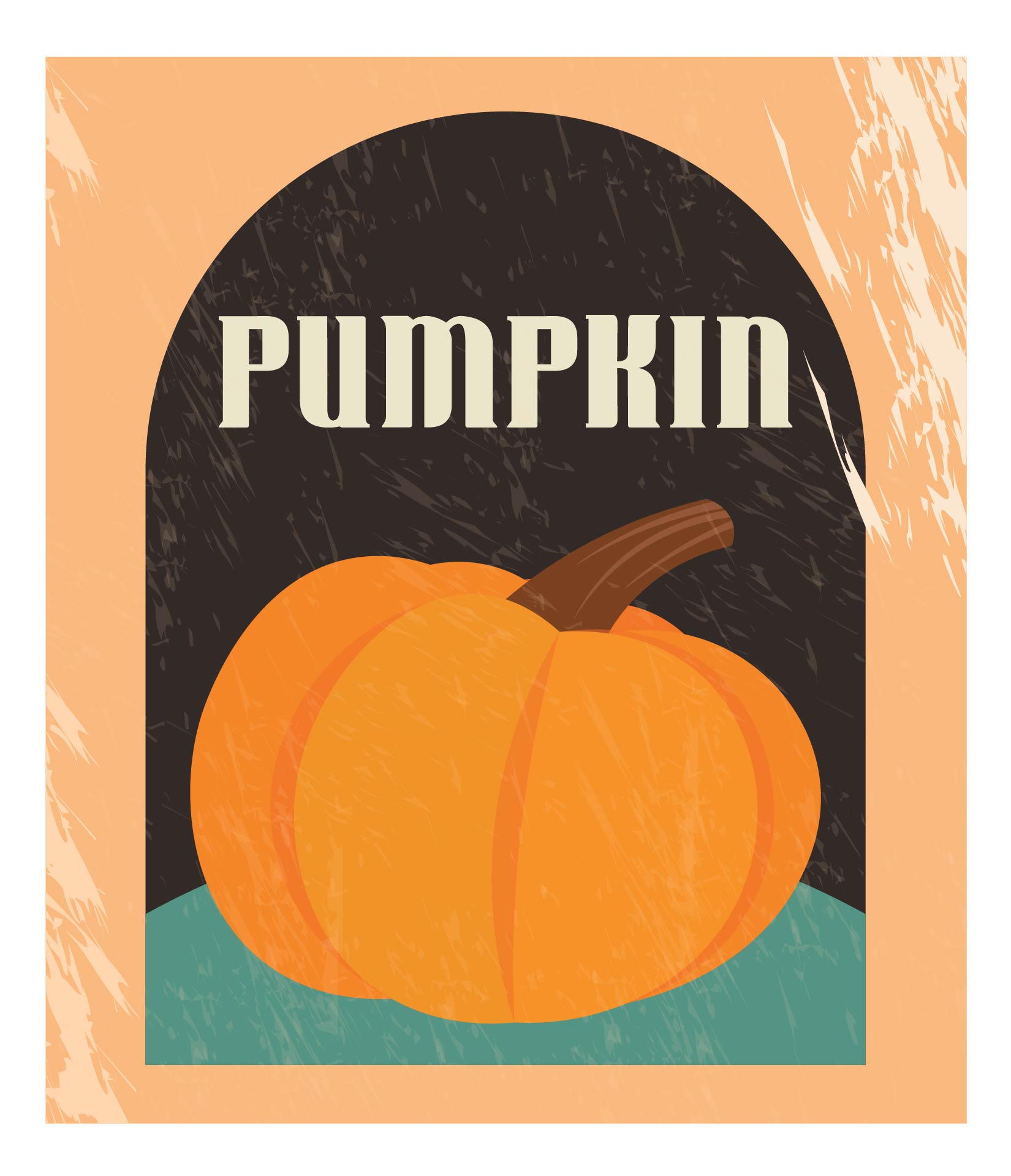 Printable Vintage Pumpkin