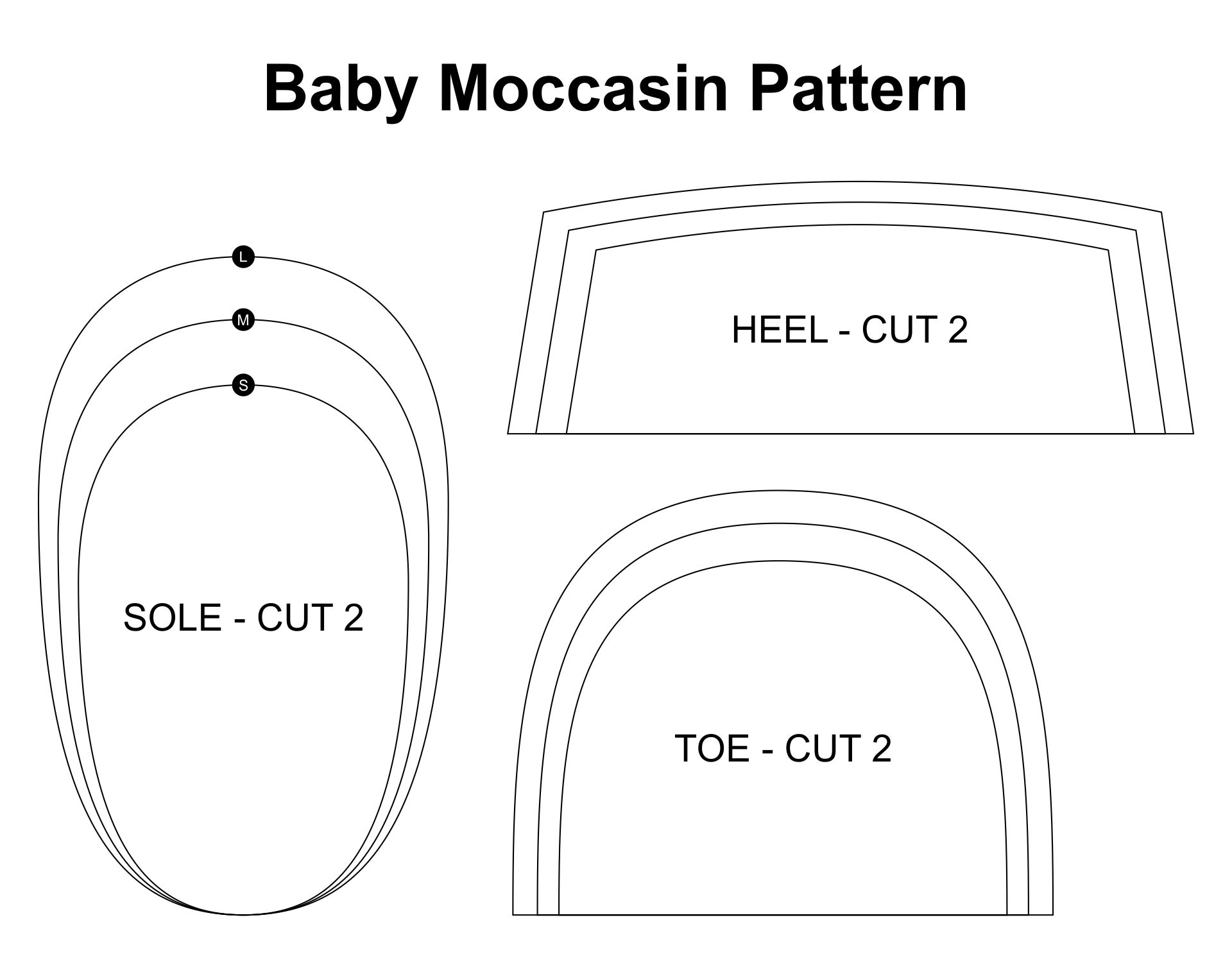 Native American Printable Moccasin Pattern - Printable World Holiday