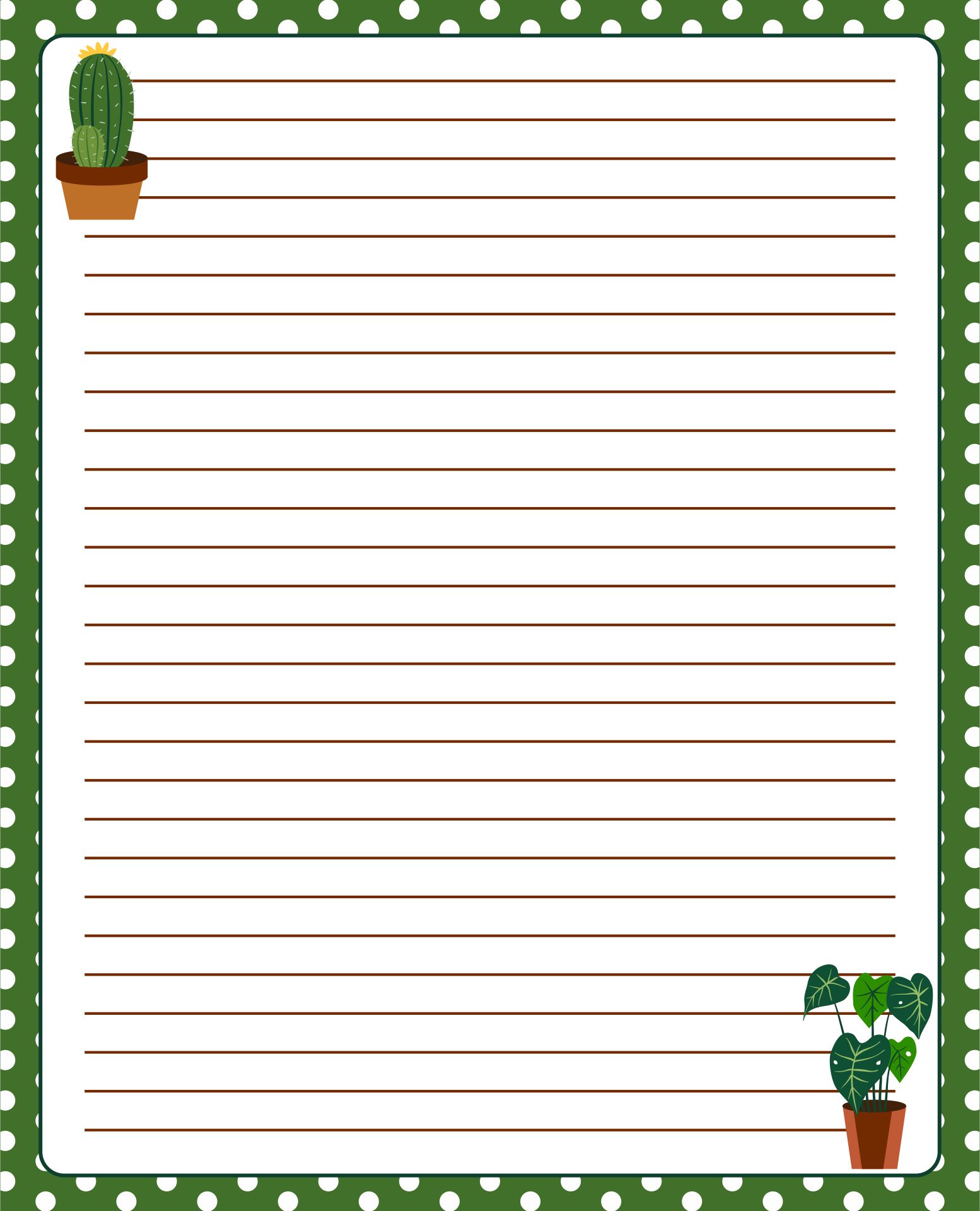 Letter Writing Paper Printable Free