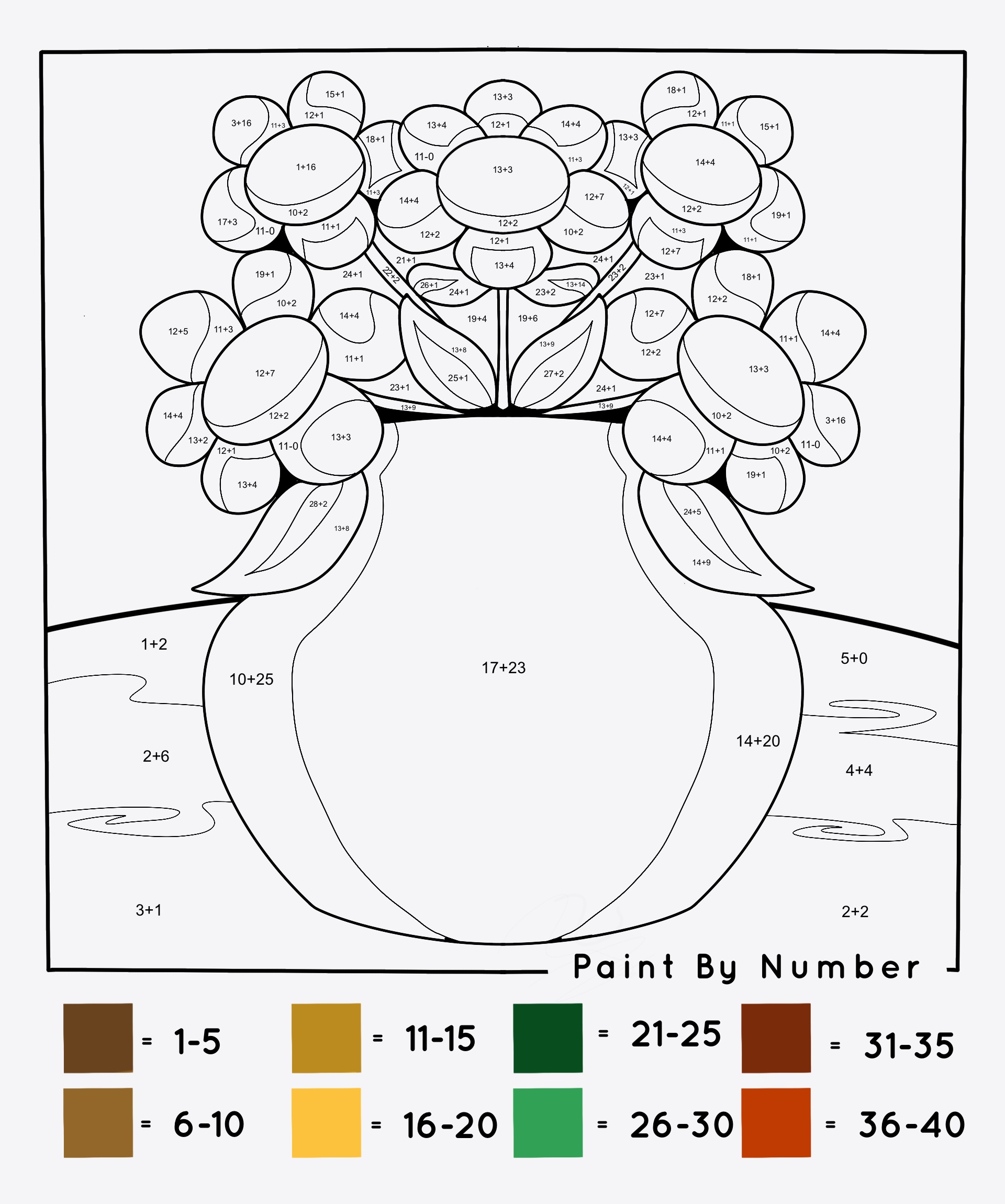 5 Best Math Color By Number Printables PDF For Free At Printablee