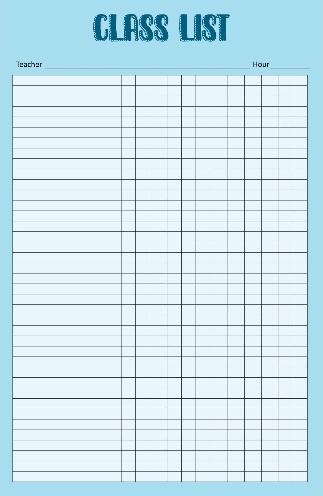 10-best-class-list-blank-printable-printablee