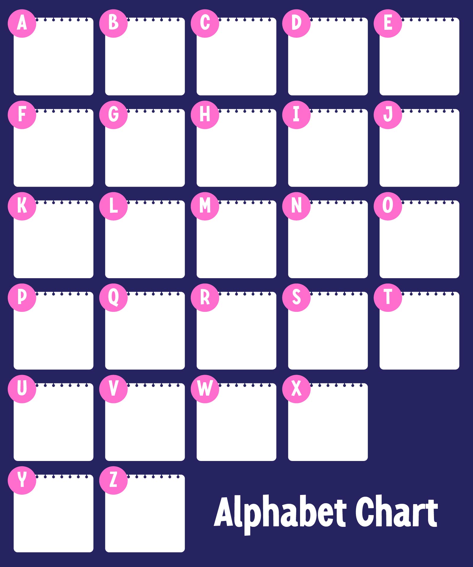 Alphabet Chart With Images