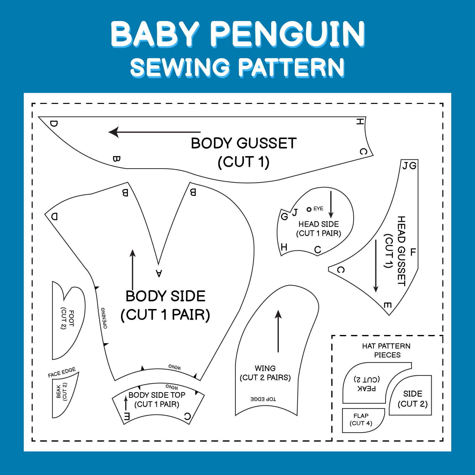 10 Best Free Printable Animal Sewing Patterns PDF for Free at