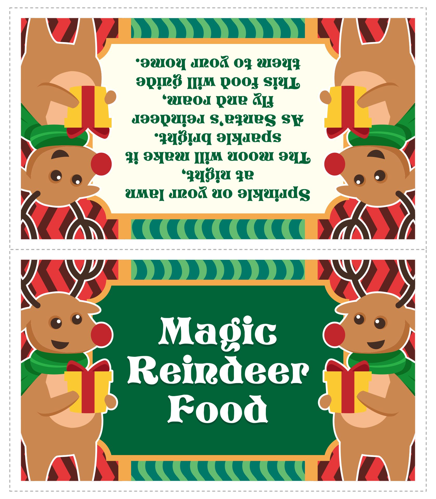 Reindeer Food Printables