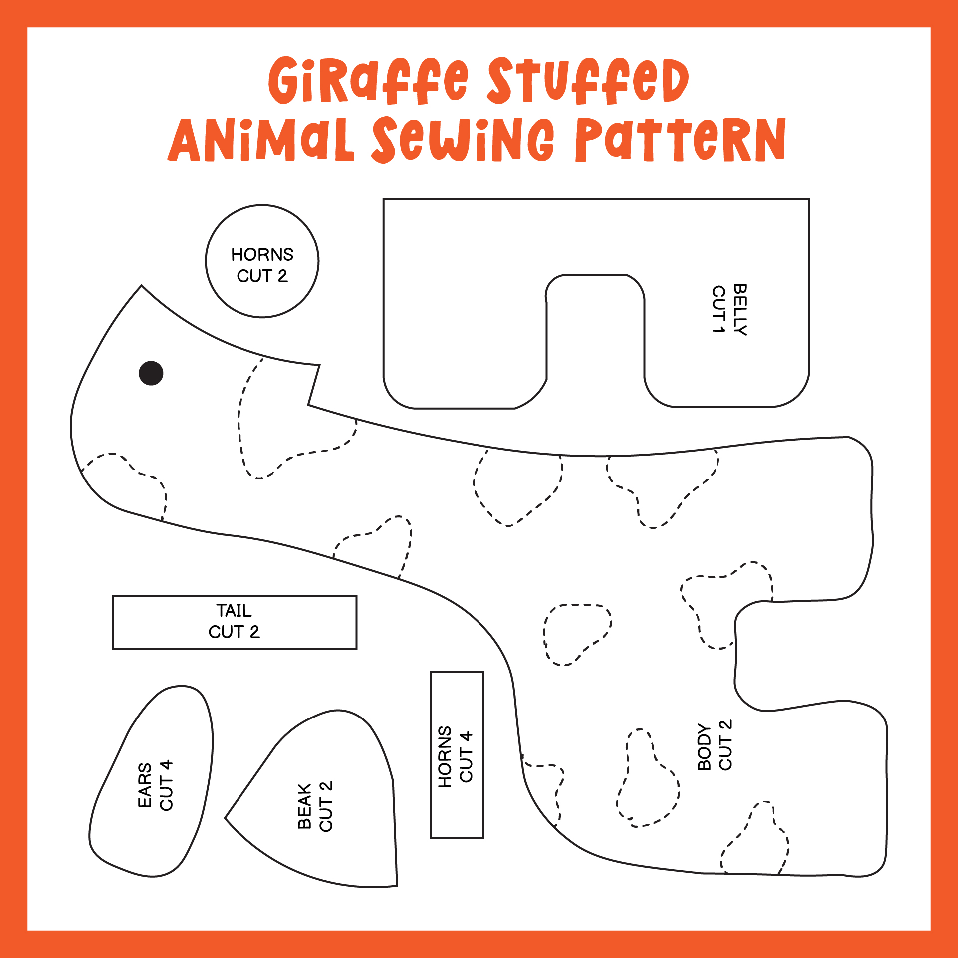 10 Best Free Printable Animal Sewing Patterns