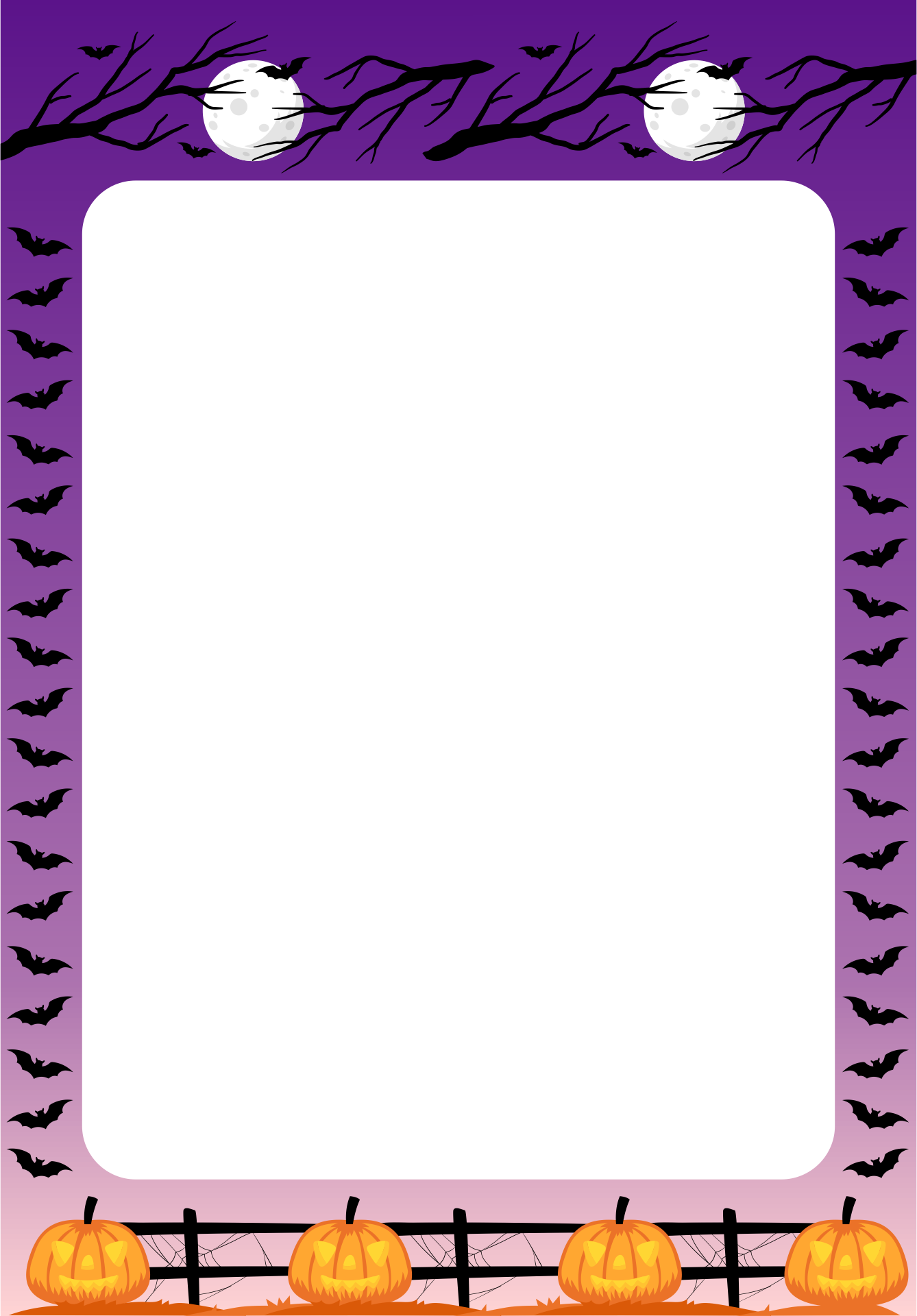 halloween page border