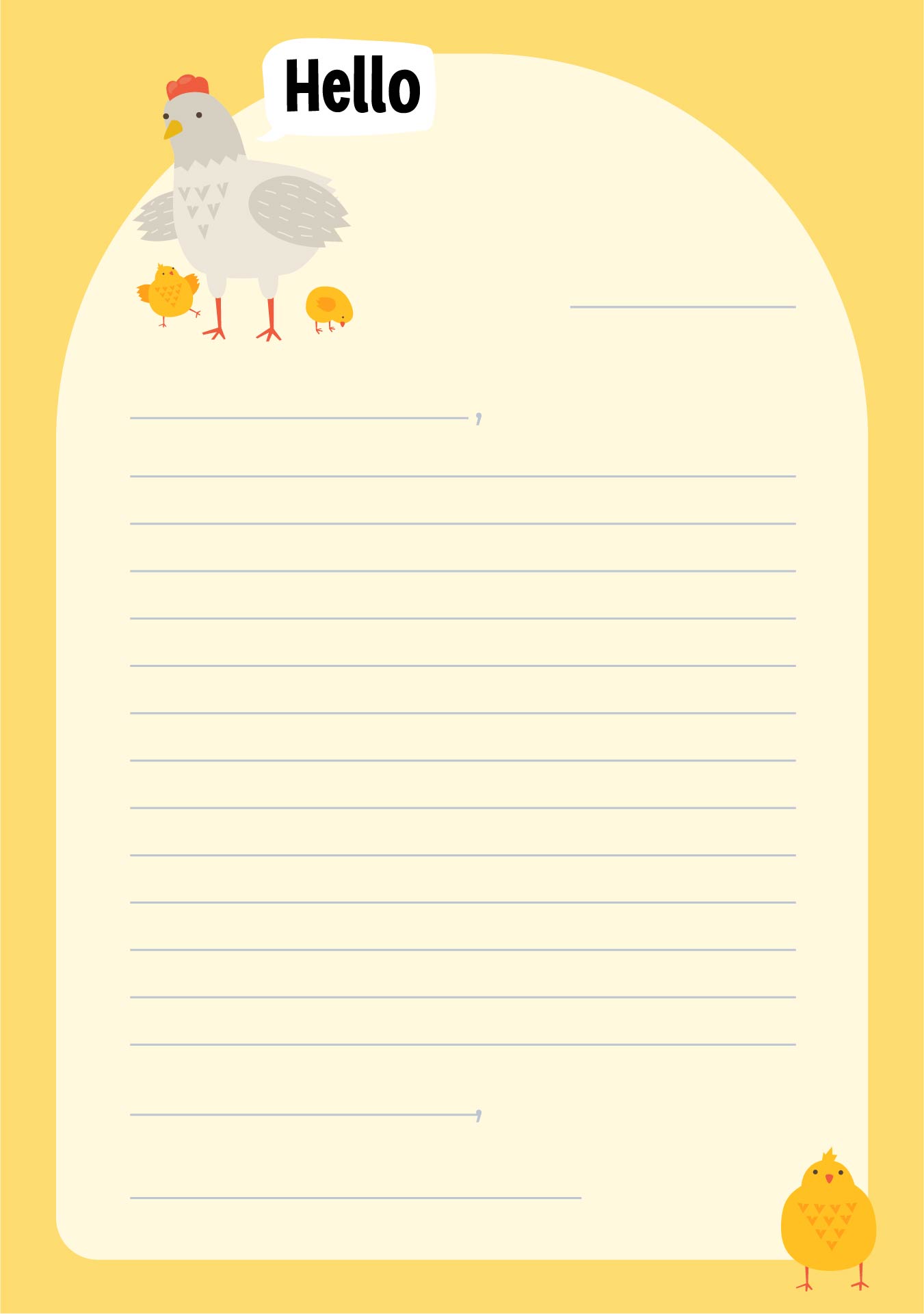 Letter-Writing Template