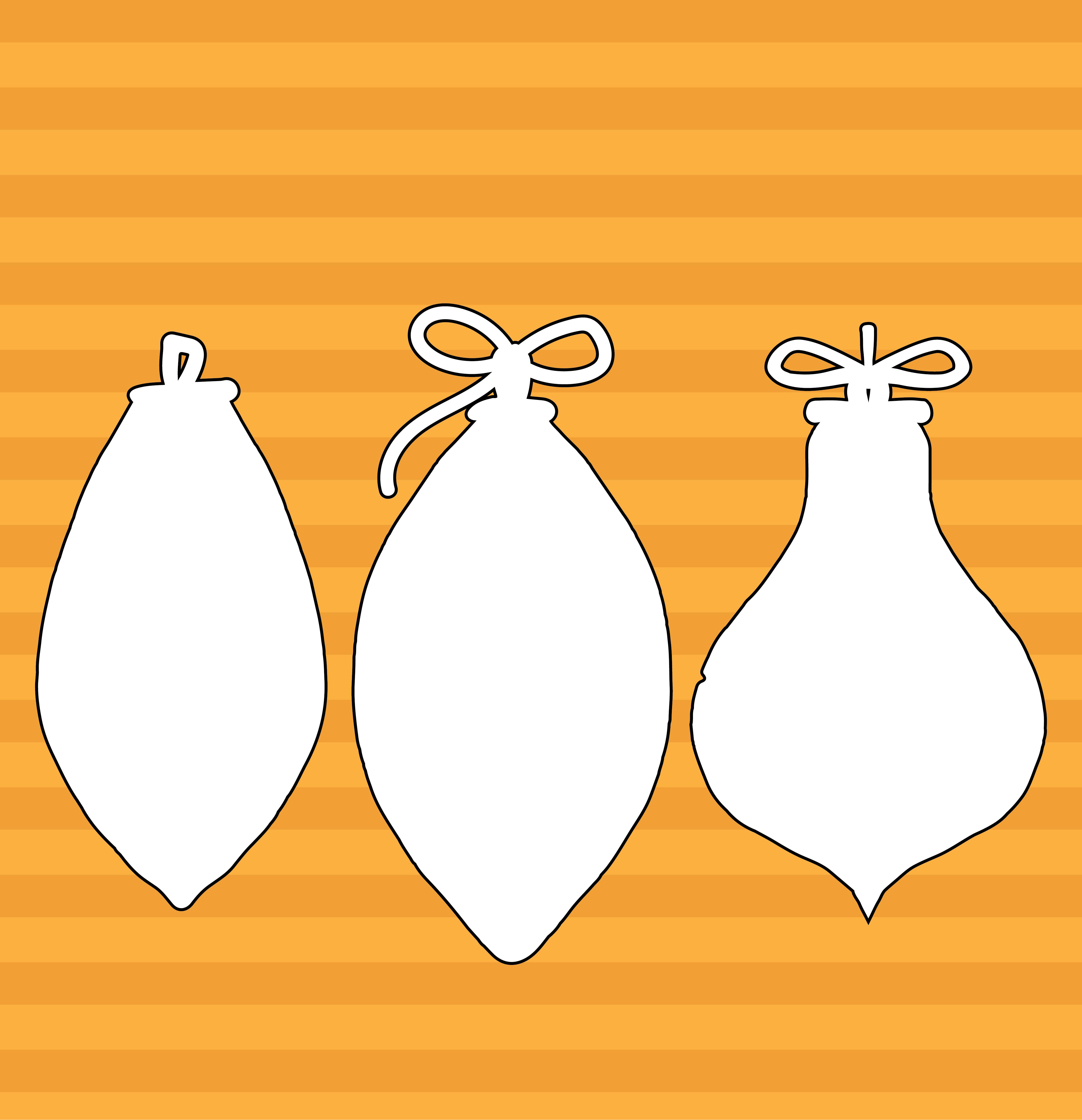 8 Best Christmas Felt Ornament Patterns Printable Printablee