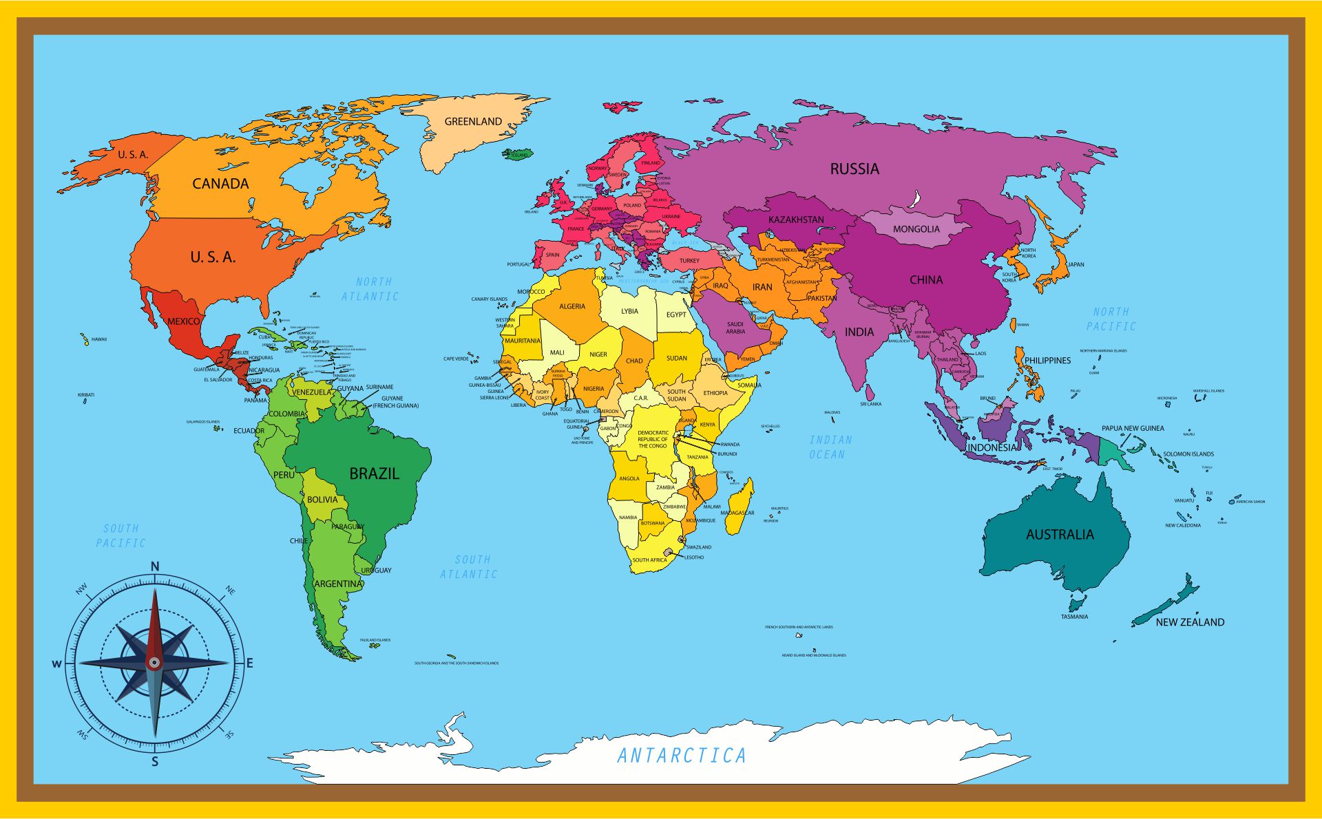 10 Best Free Large Printable World Map Images And Pho Vrogue co