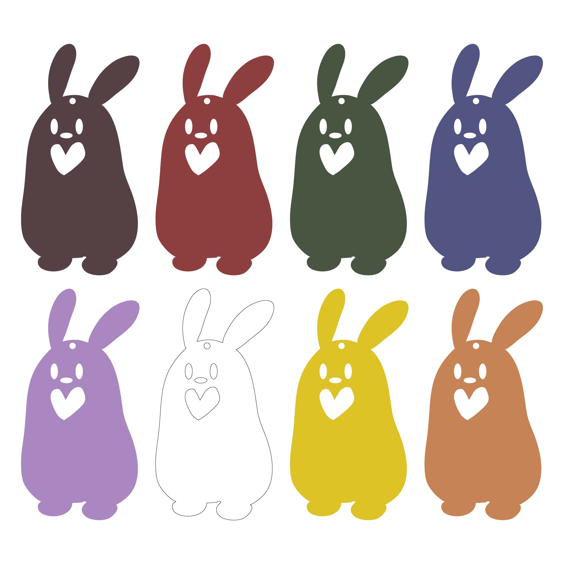 Cute Easter Printable Bunny Tags