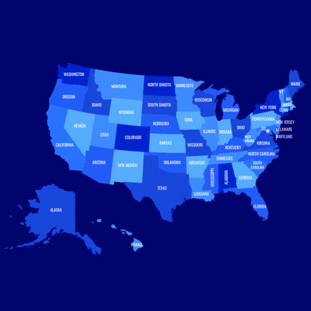 printable map of the united states with state names