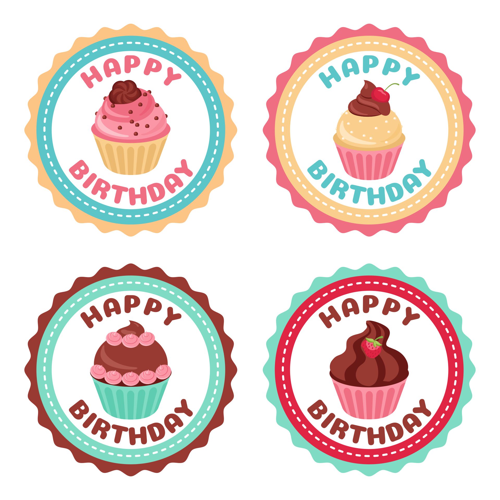 10 Best Monthly Birthday Cupcake Printables