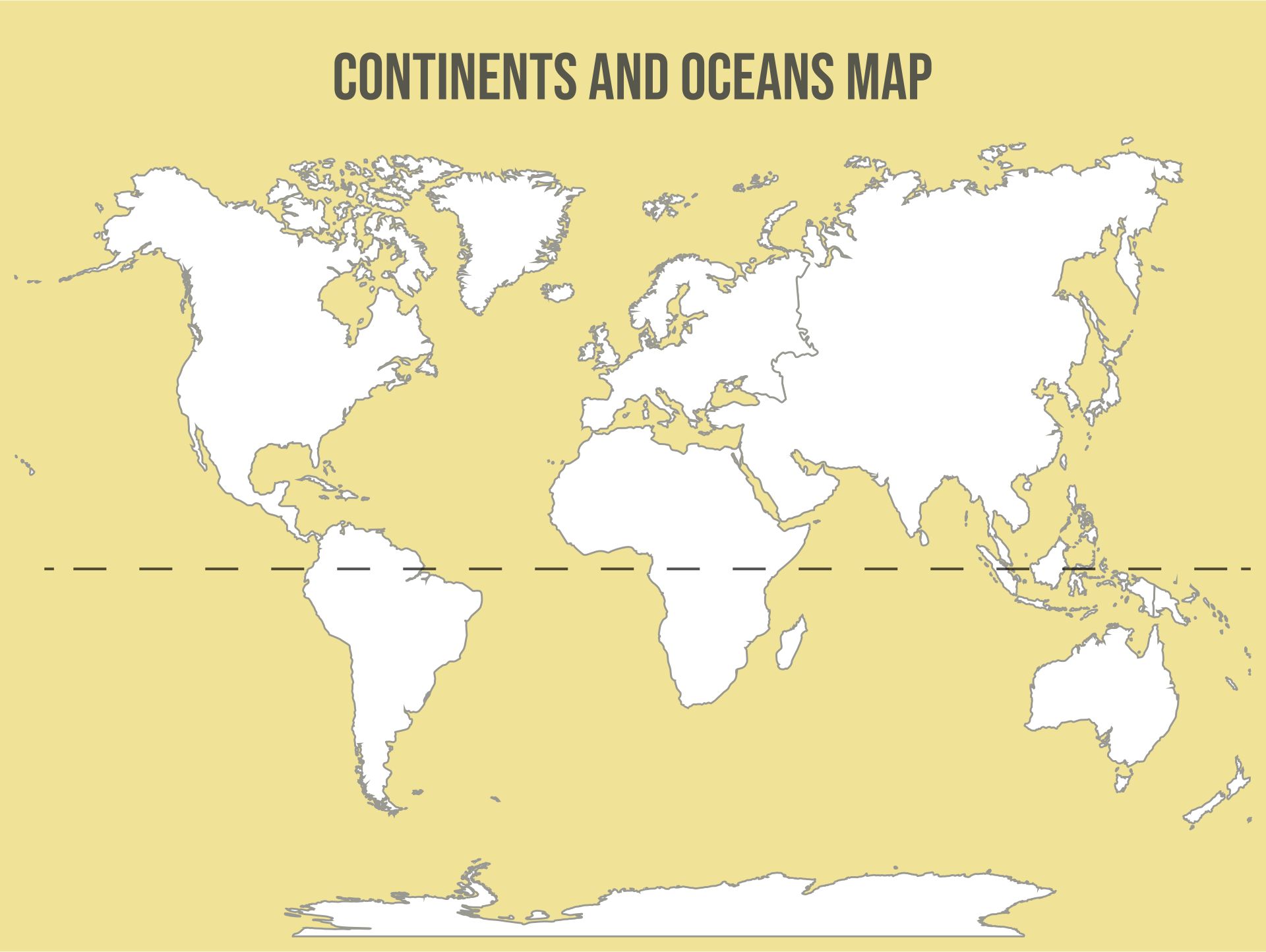 Continents And Oceans Quiz Printable Printable World Holiday