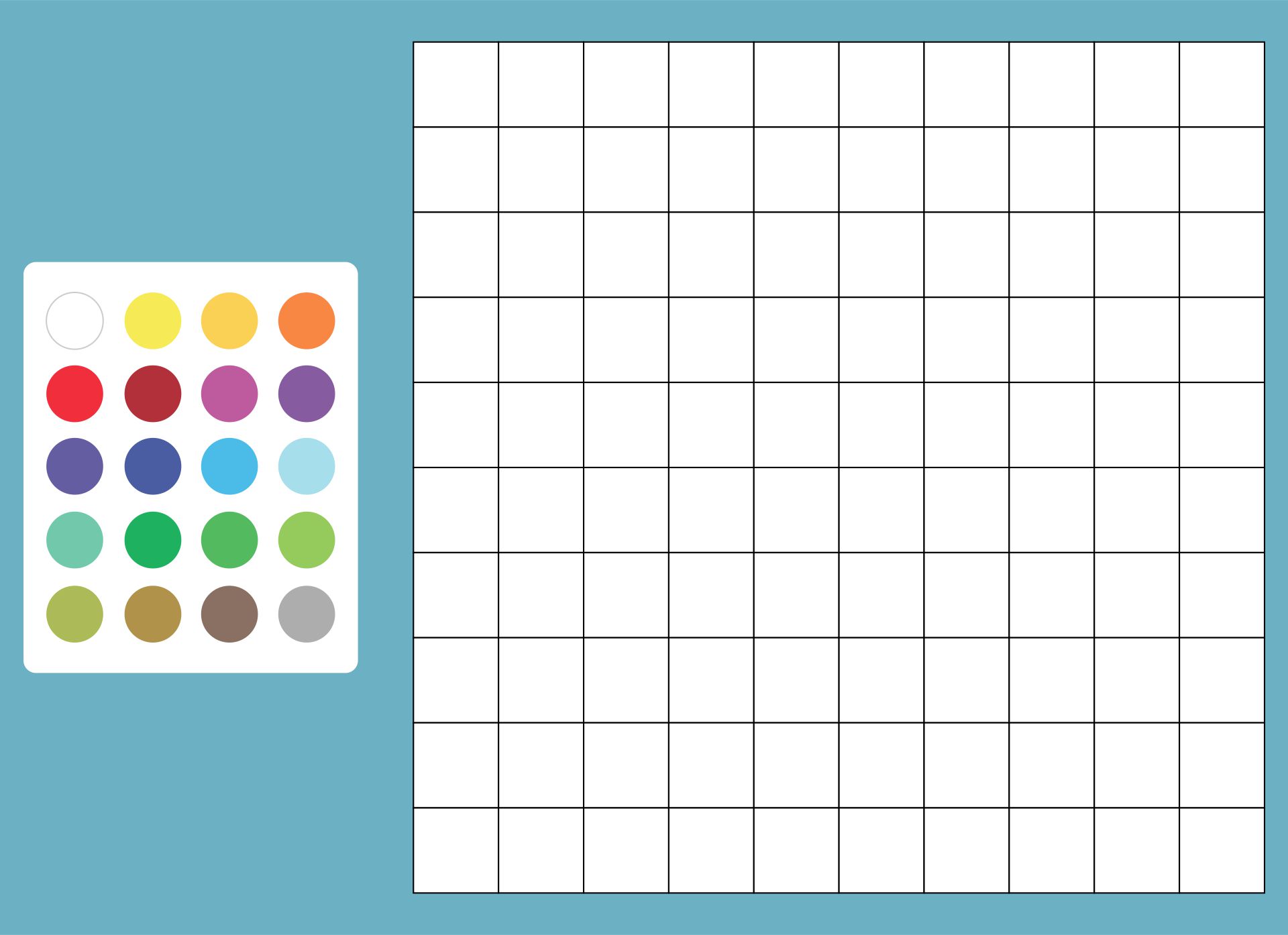10 Best Blank Hundredths Grids Printable Printablee