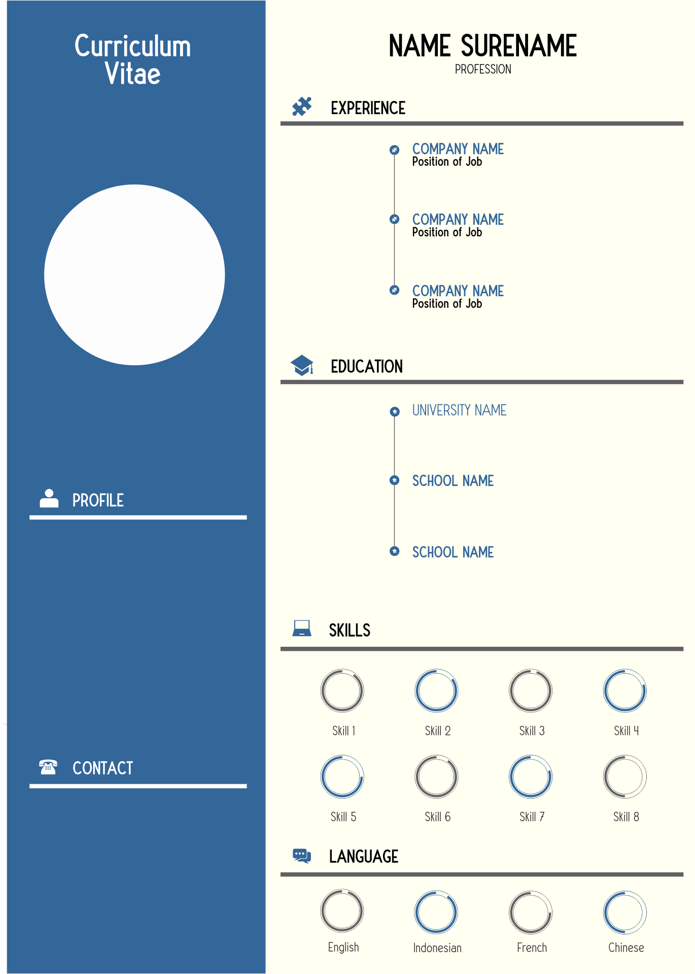 10 Best Fill In Blank Printable Resume PDF For Free At Printablee